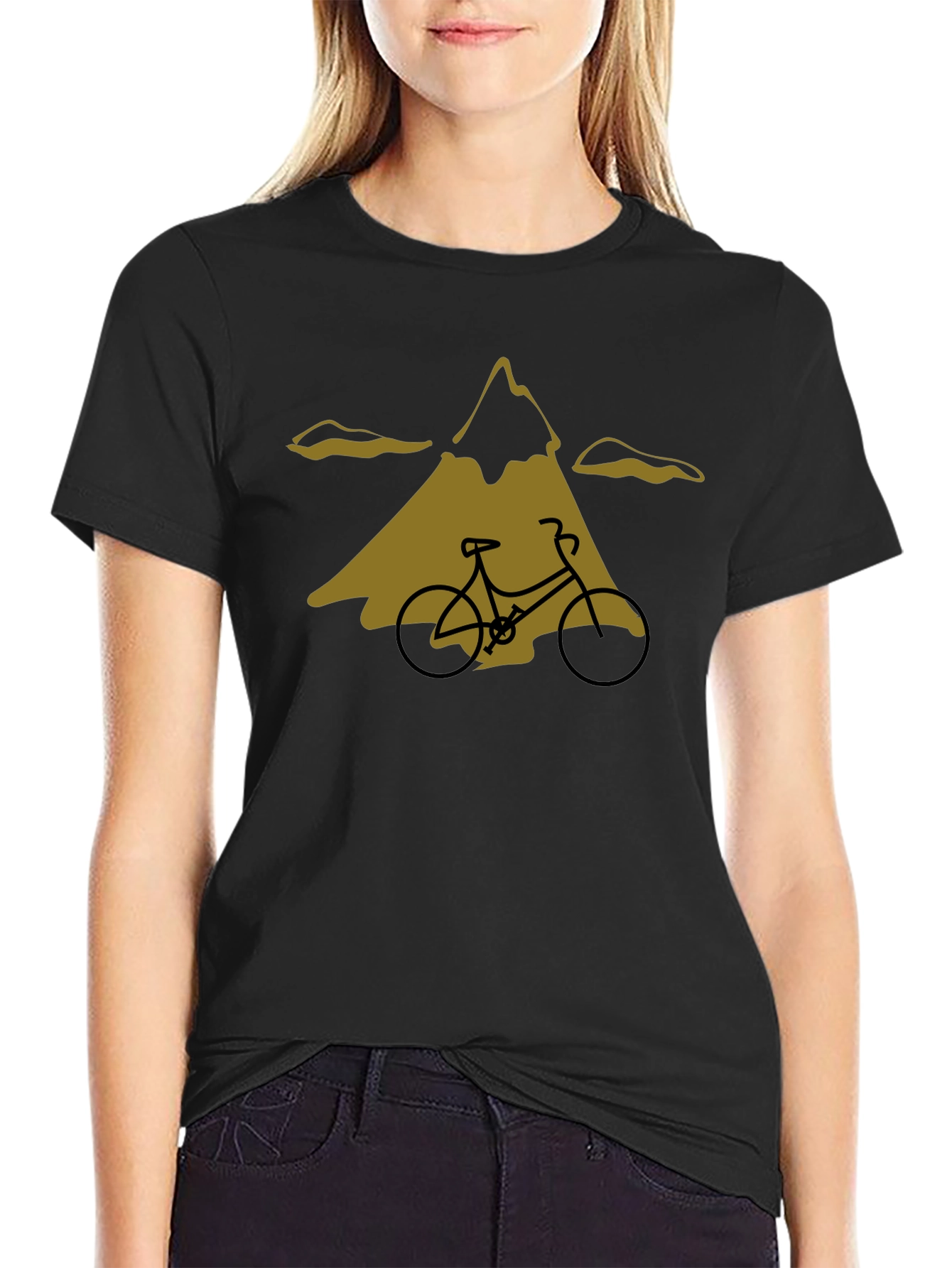 Mountain Bike Graphic Tee - Black