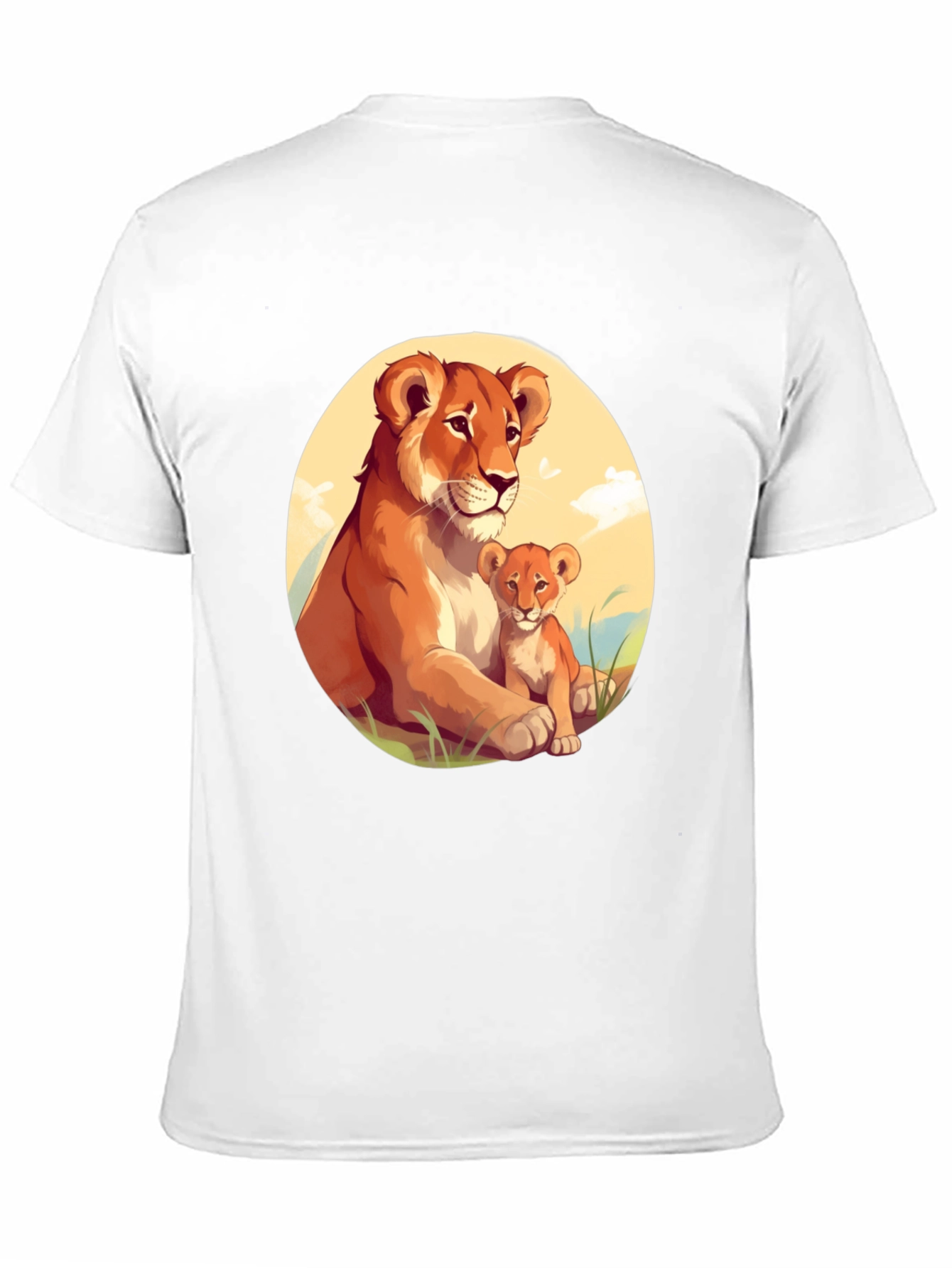 Lioness & Cub Graphic Tee - Black