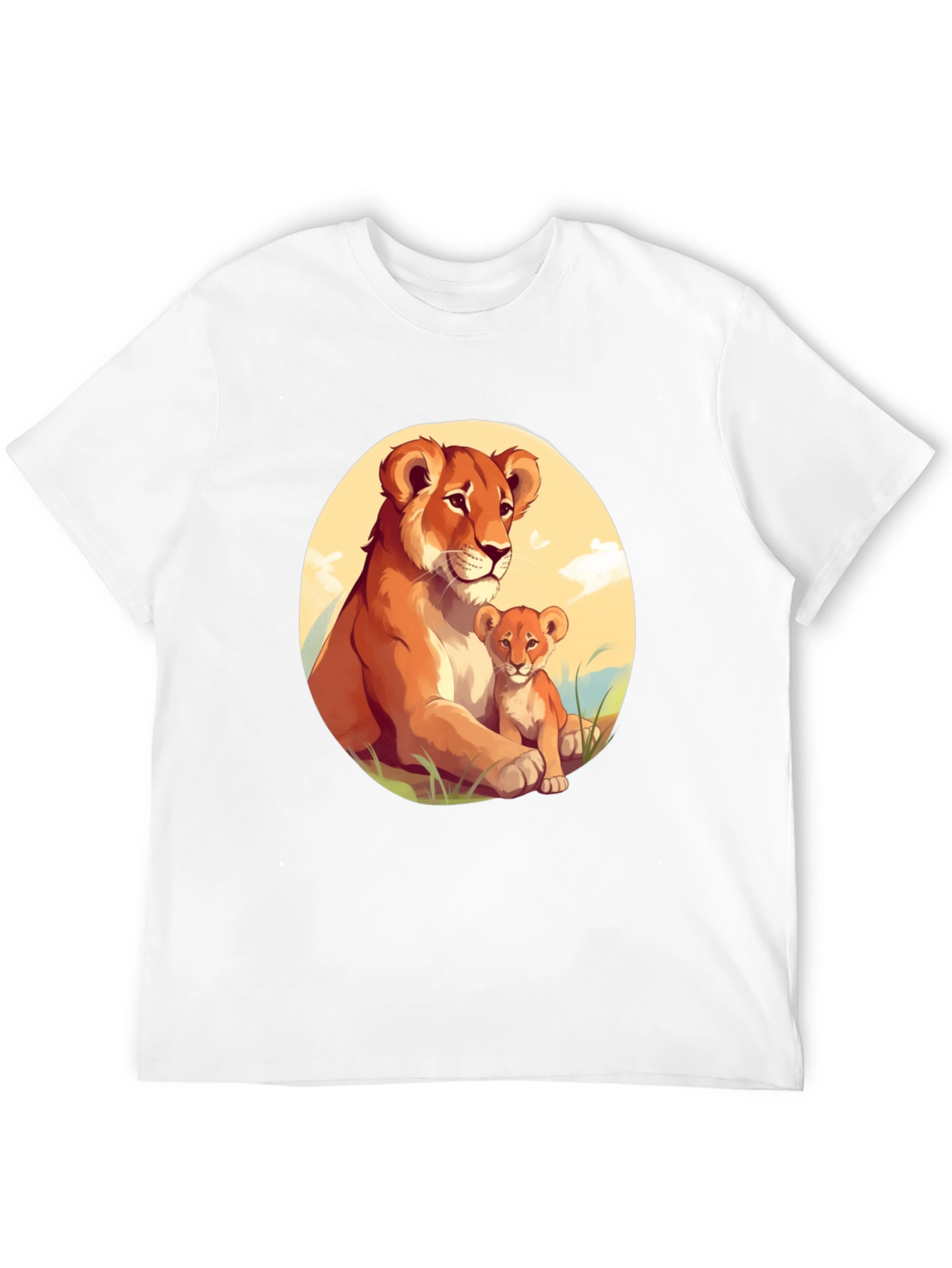 Lioness & Cub Graphic Tee - Black