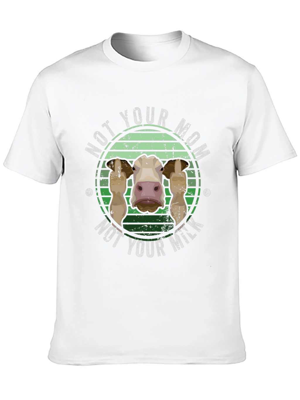 Vegan Not Your Mom Not Your Milk Graphic Tee