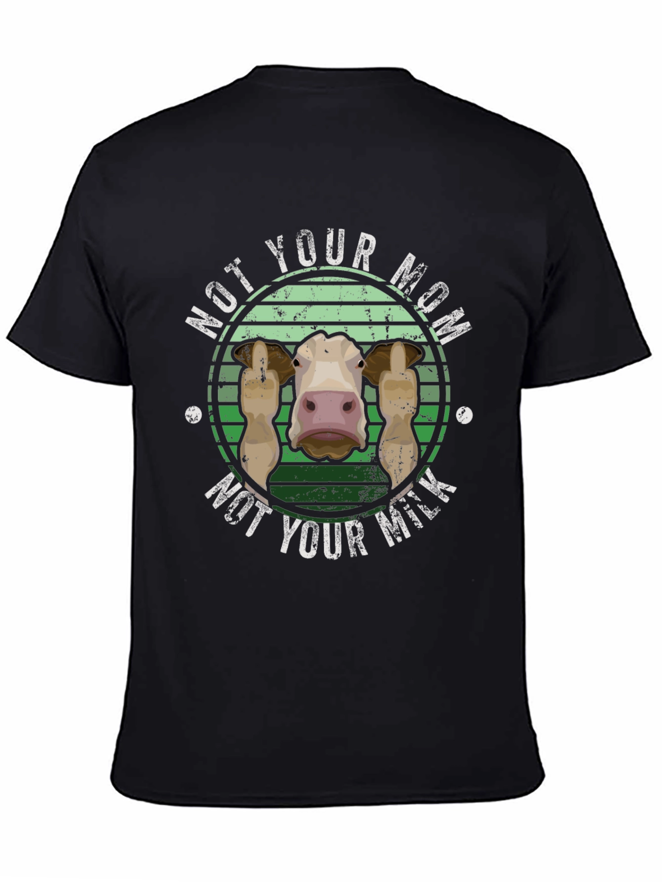 Vegan Not Your Mom Not Your Milk Graphic Tee