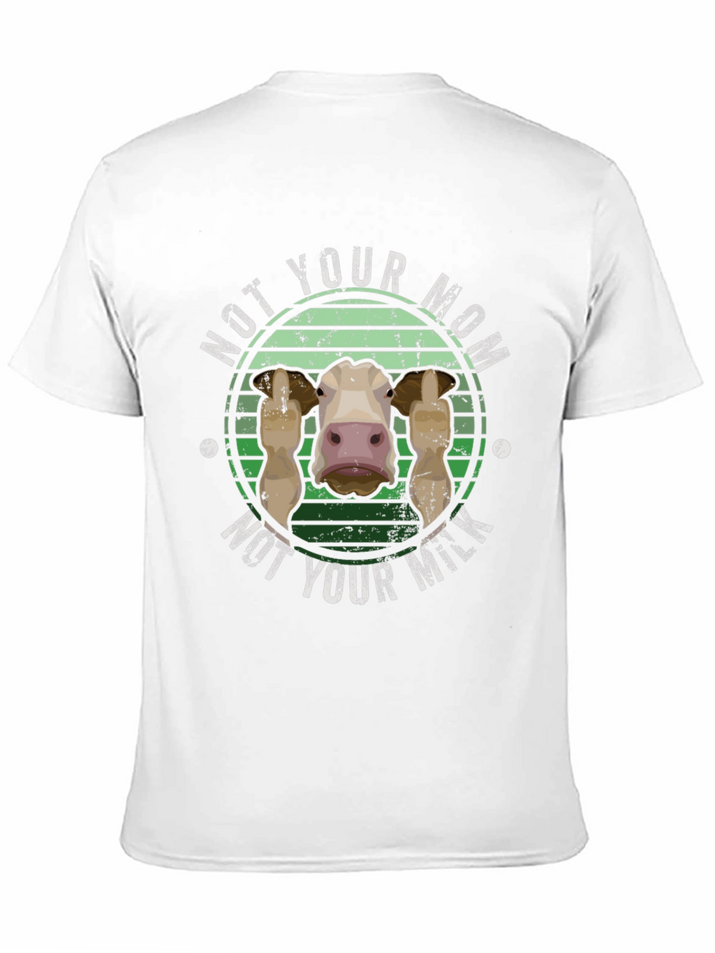 Vegan Not Your Mom Not Your Milk Graphic Tee