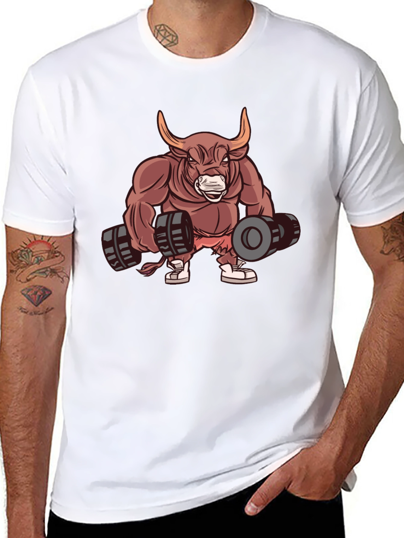 Bull Gym T-Shirt - Workout Ready