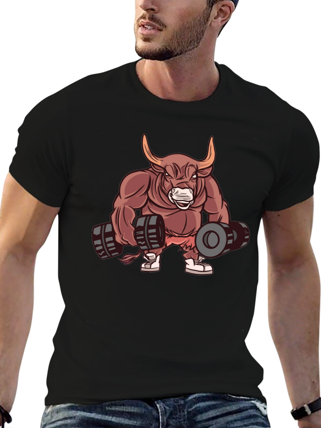 Bull Gym T-Shirt - Workout Ready