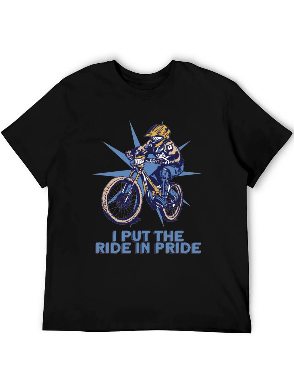 Ride Pride T-Shirt: Mountain Bike Design