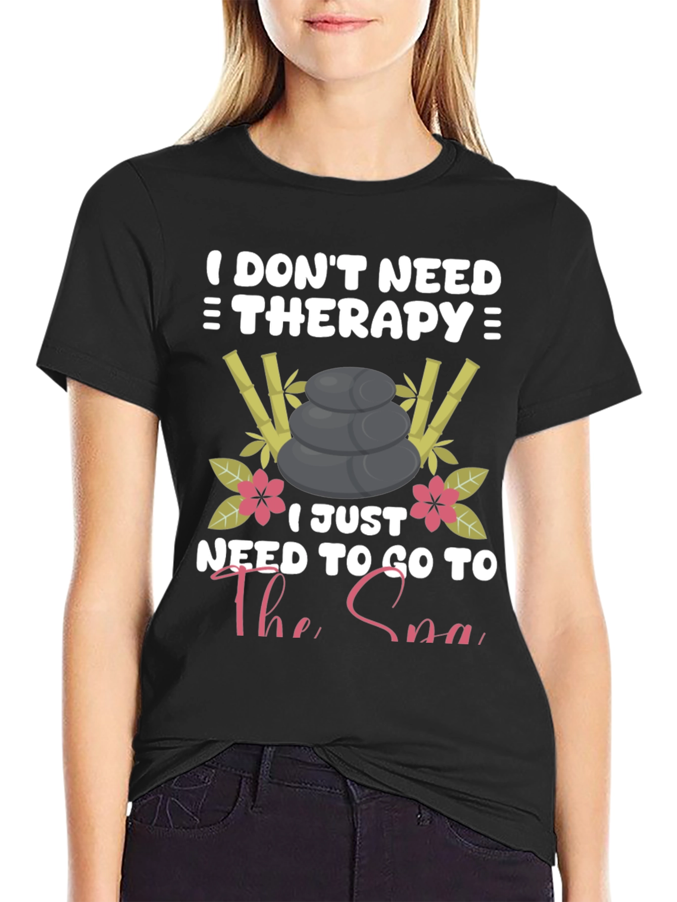 Spa Therapy T-Shirt - Relaxation and Wellness Apparel