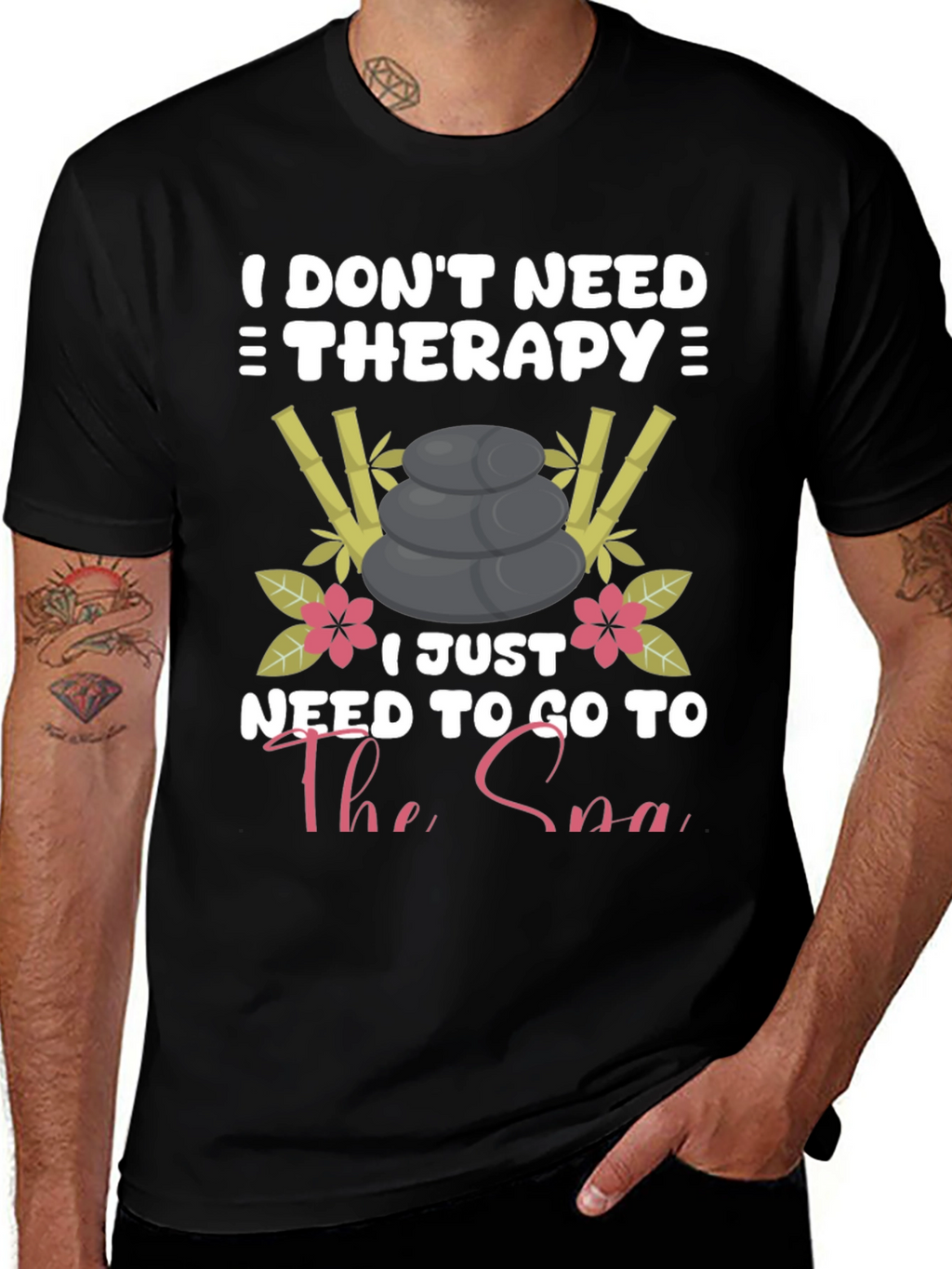 Spa Therapy T-Shirt - Relaxation and Wellness Apparel