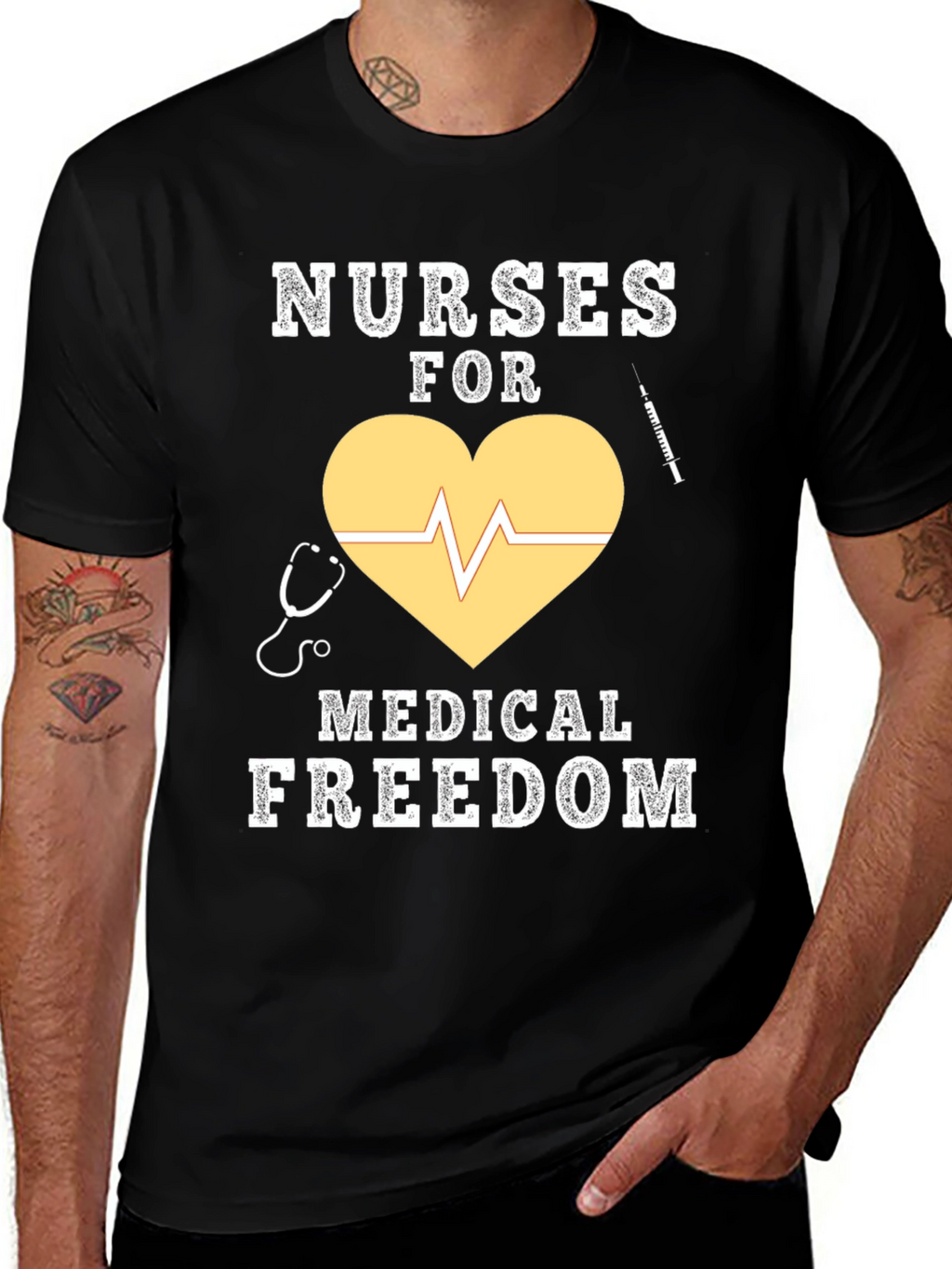 Nurses For Medical Freedom Graphic T-Shirt