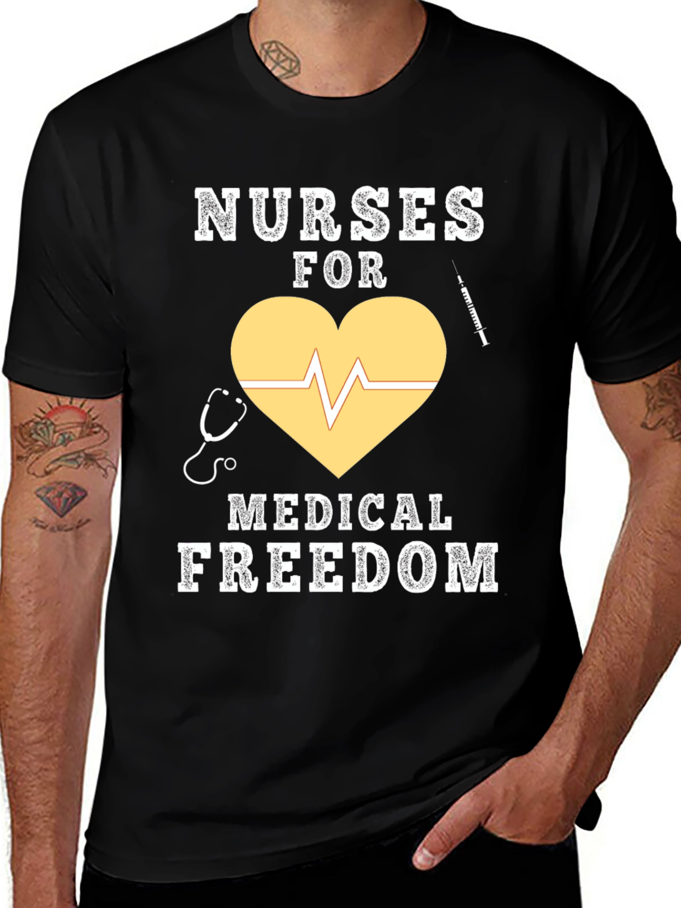 Nurses For Medical Freedom Graphic T-Shirt