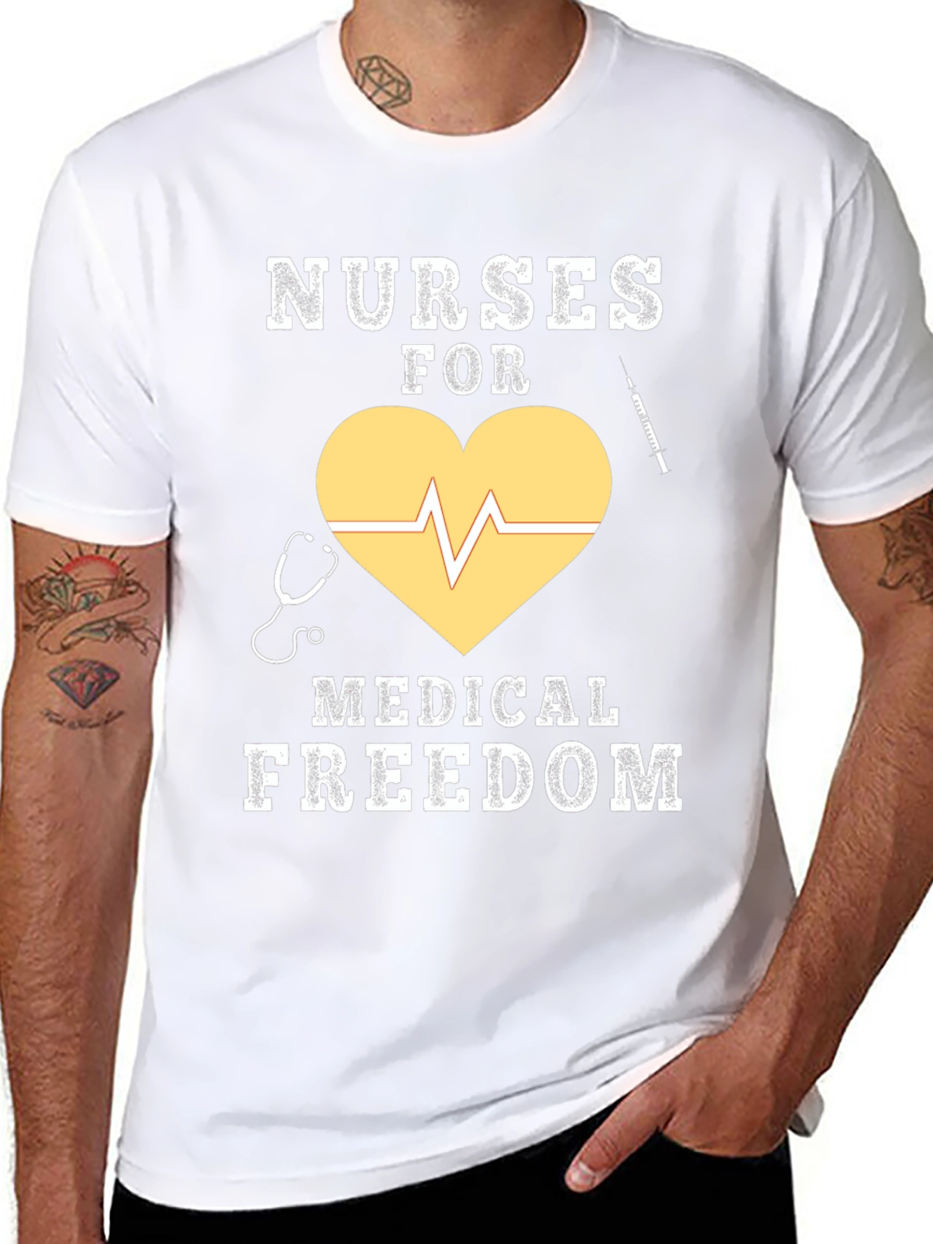 Nurses For Medical Freedom Graphic T-Shirt