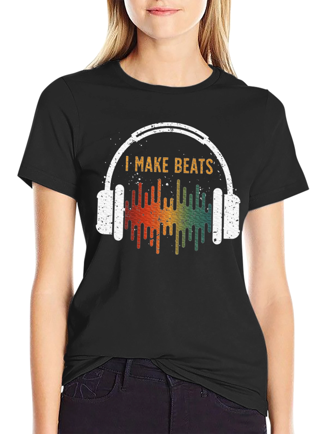 I Make Beats Graphic Tee - Music Producer T-Shirt
