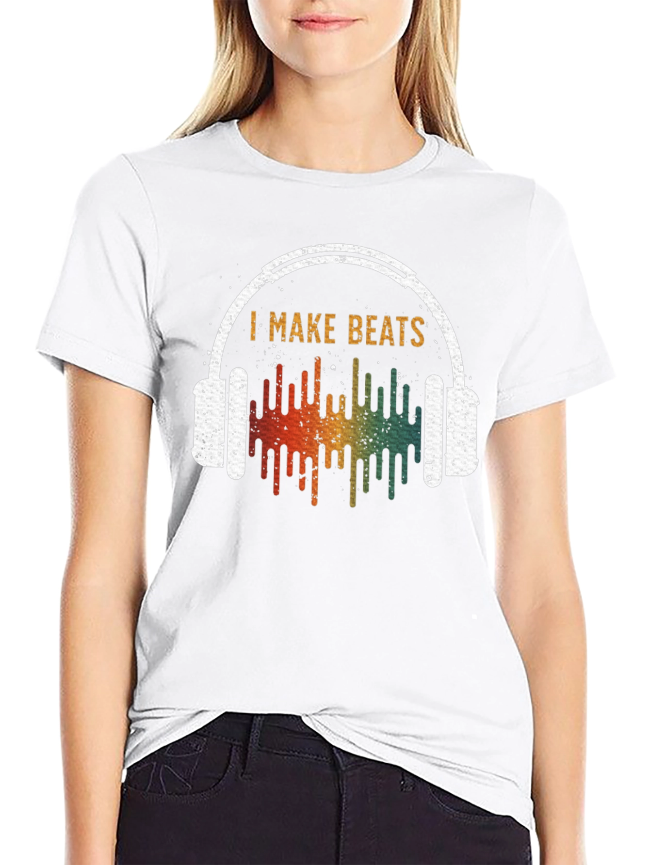I Make Beats Graphic Tee - Music Producer T-Shirt