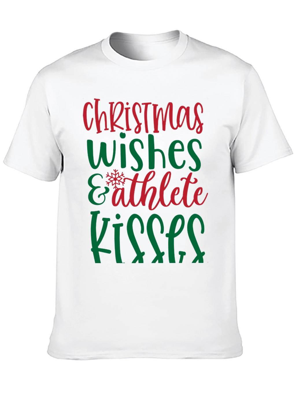 Christmas Wishes & Athlete Kisses Graphic Tee