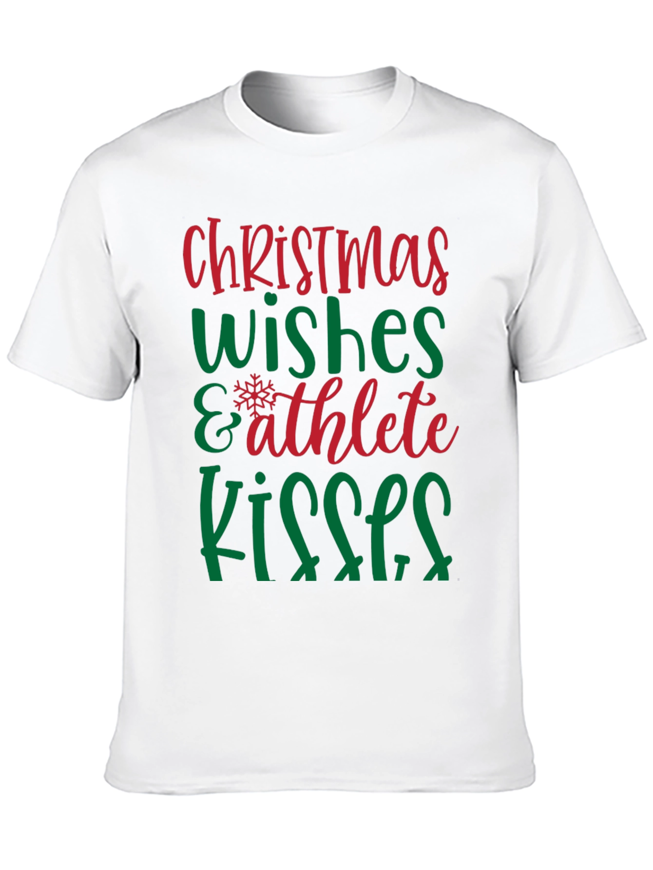 Christmas Wishes & Athlete Kisses Graphic Tee
