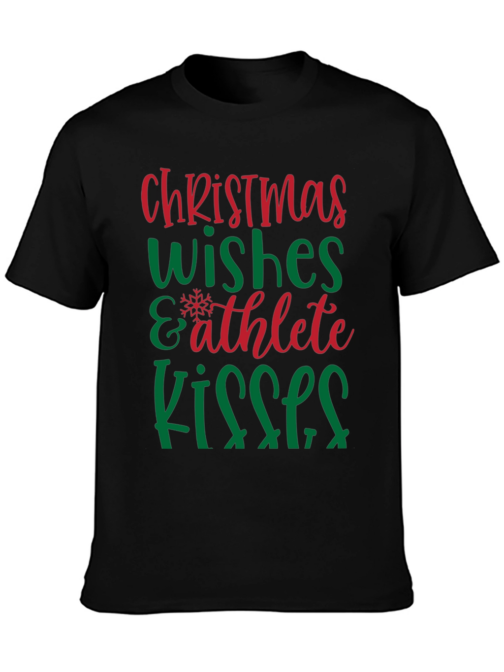 Christmas Wishes & Athlete Kisses Graphic Tee