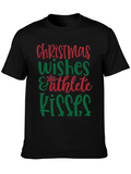 Christmas Wishes & Athlete Kisses Graphic Tee