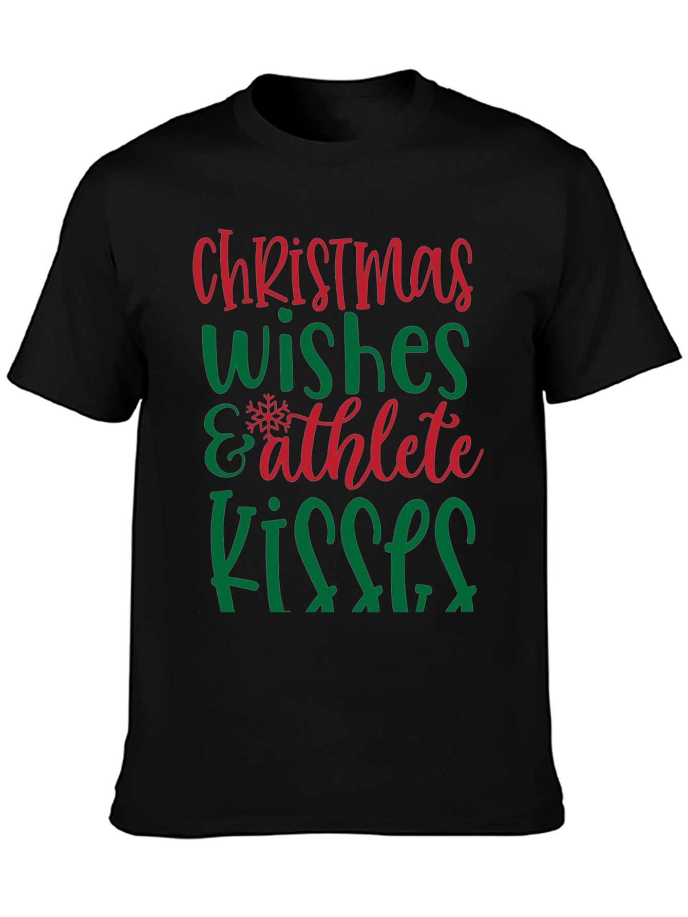 Christmas Wishes & Athlete Kisses Graphic Tee