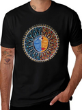 Yin Yang Sun Moon Graphic T-Shirt