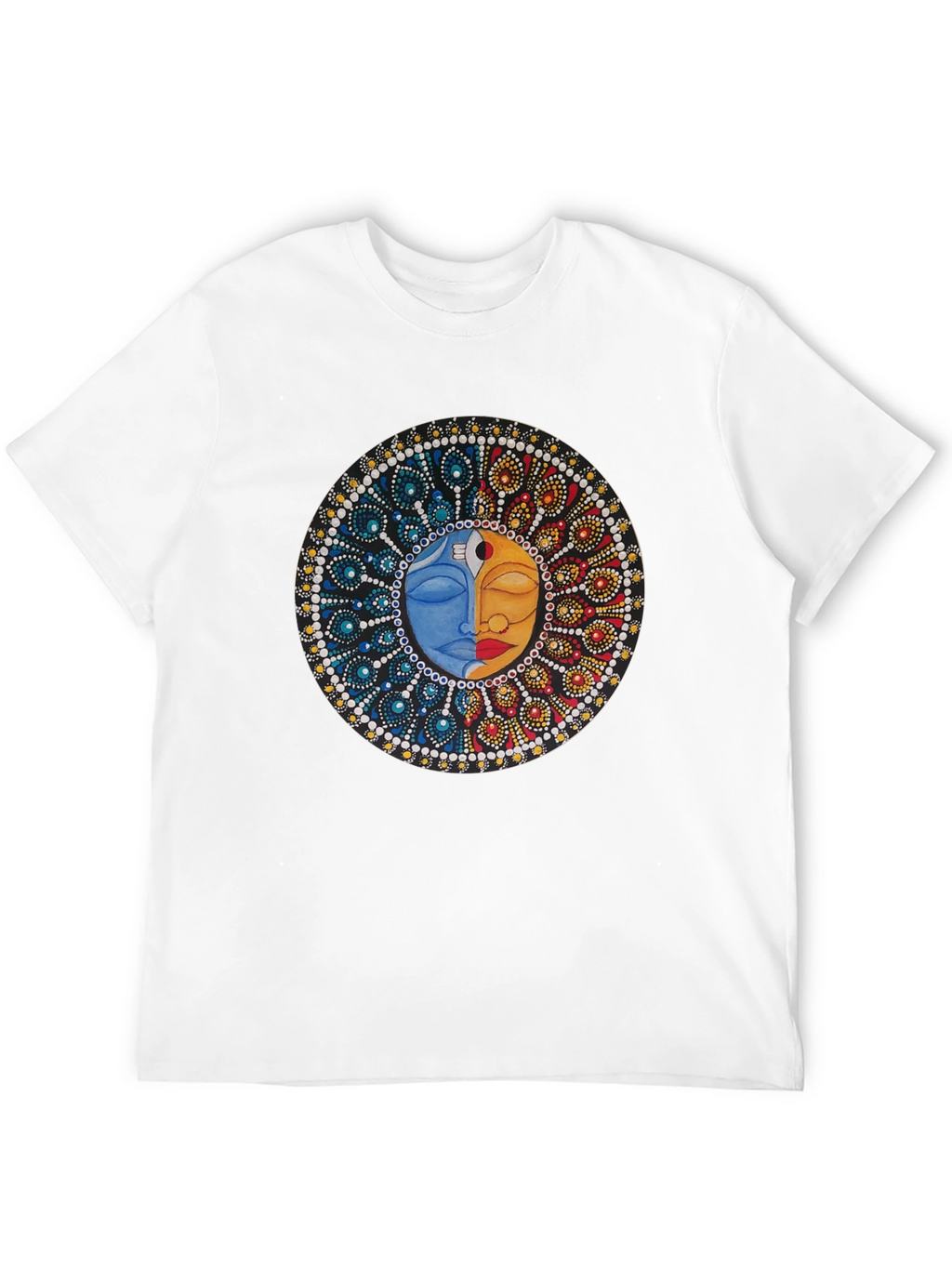 Yin Yang Sun Moon Graphic T-Shirt