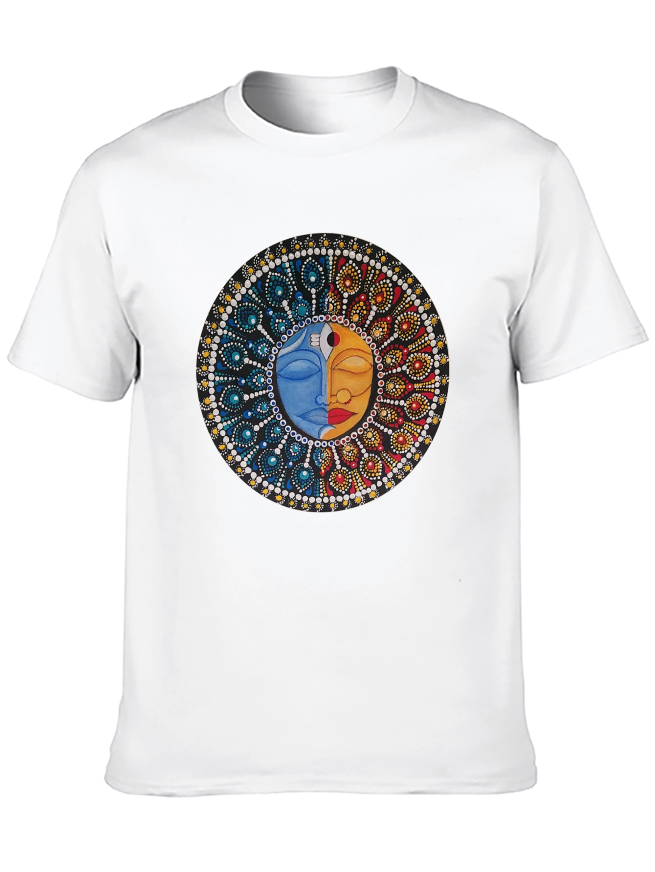 Yin Yang Sun Moon Graphic T-Shirt