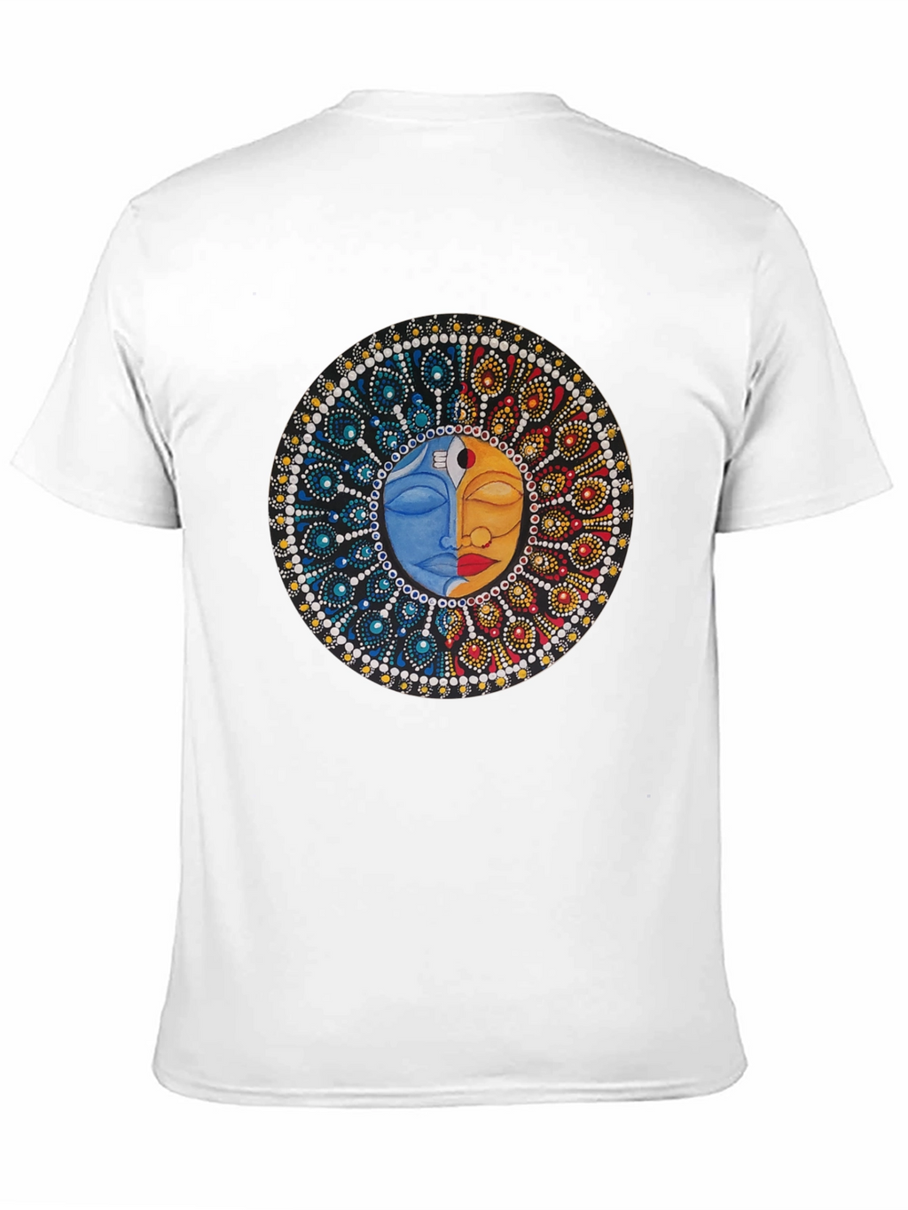 Yin Yang Sun Moon Graphic T-Shirt
