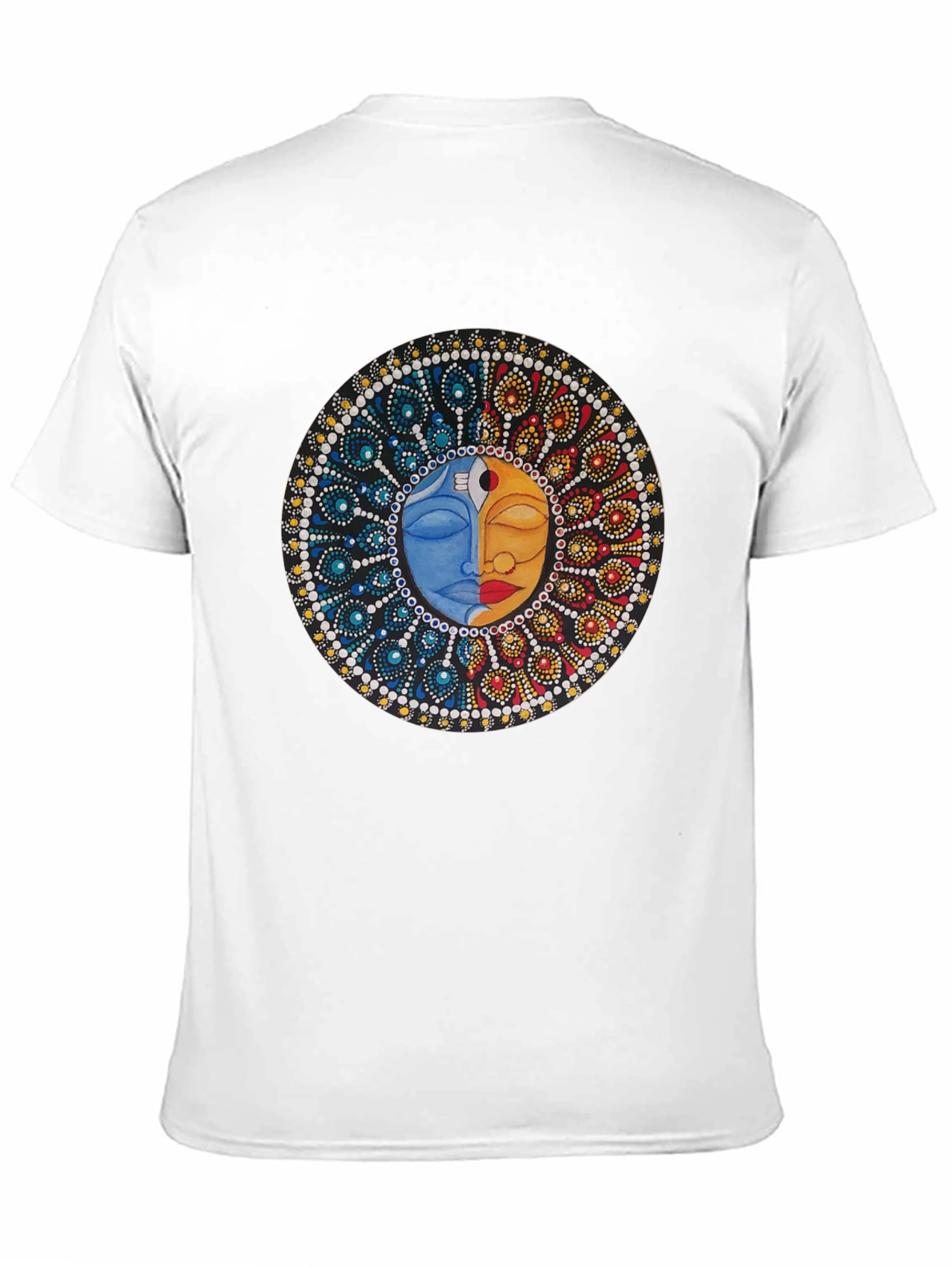 Yin Yang Sun Moon Graphic T-Shirt