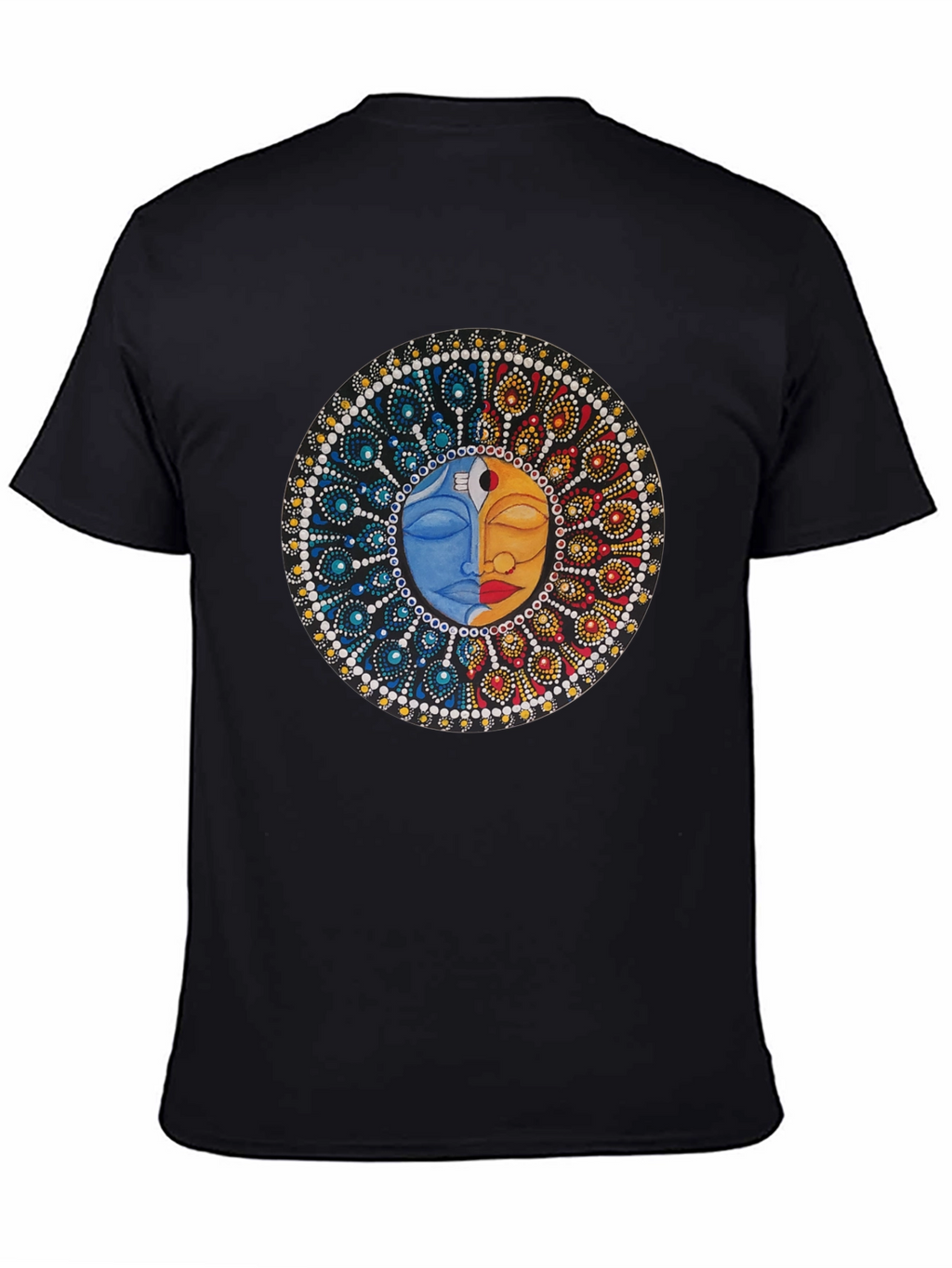 Yin Yang Sun Moon Graphic T-Shirt
