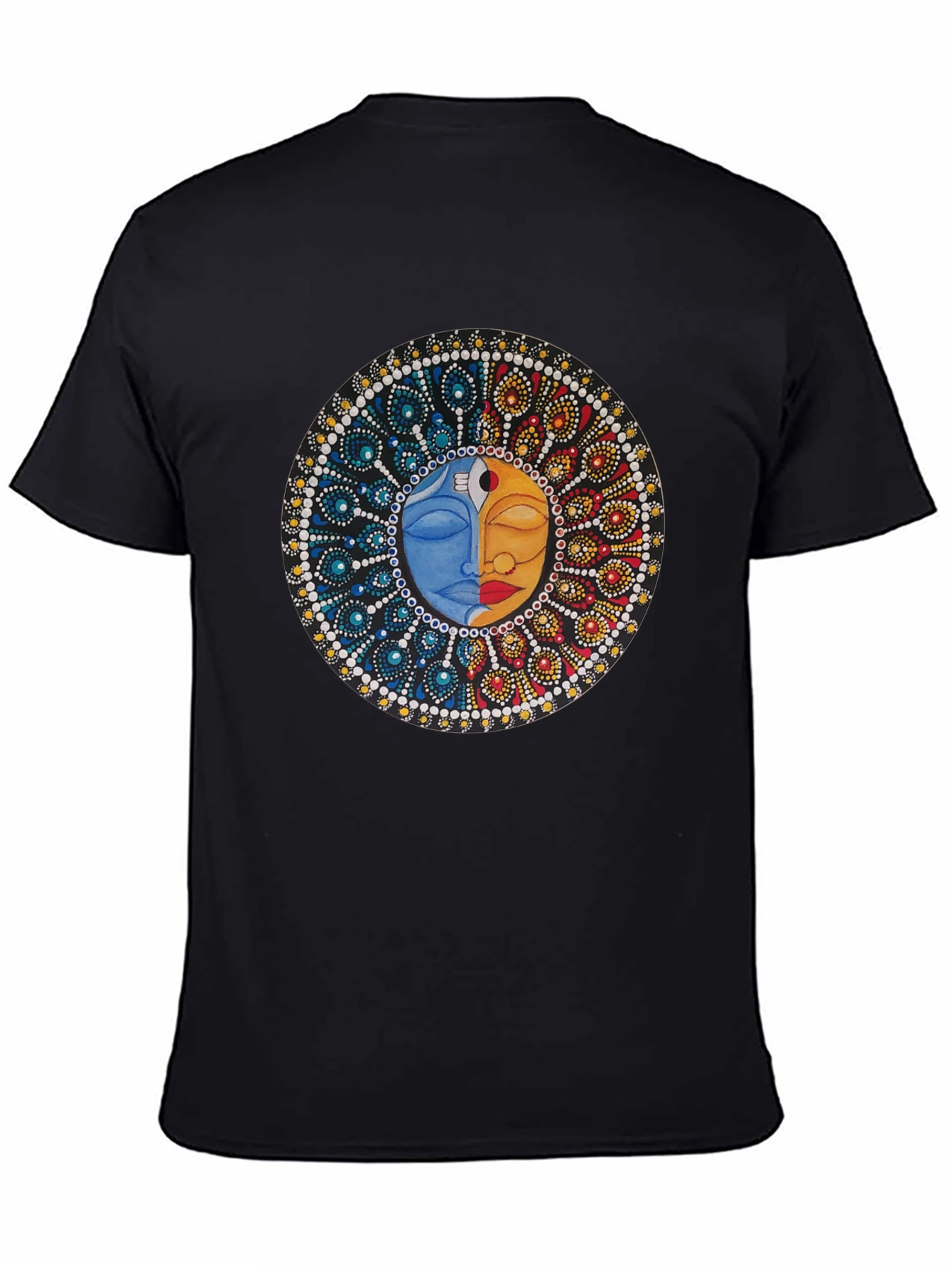 Yin Yang Sun Moon Graphic T-Shirt