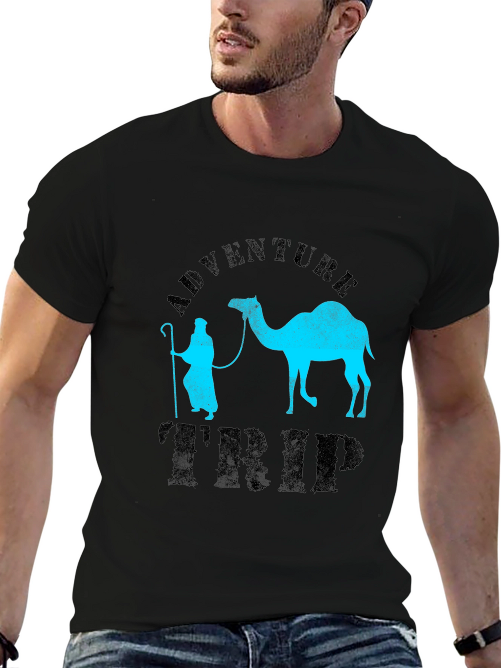 Adventure Trip T-Shirt - Camel Design