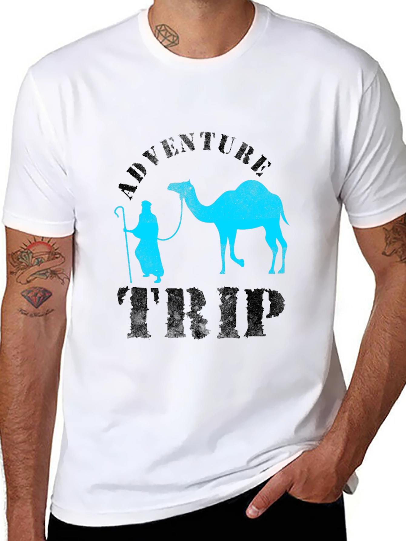 Adventure Trip T-Shirt - Camel Design