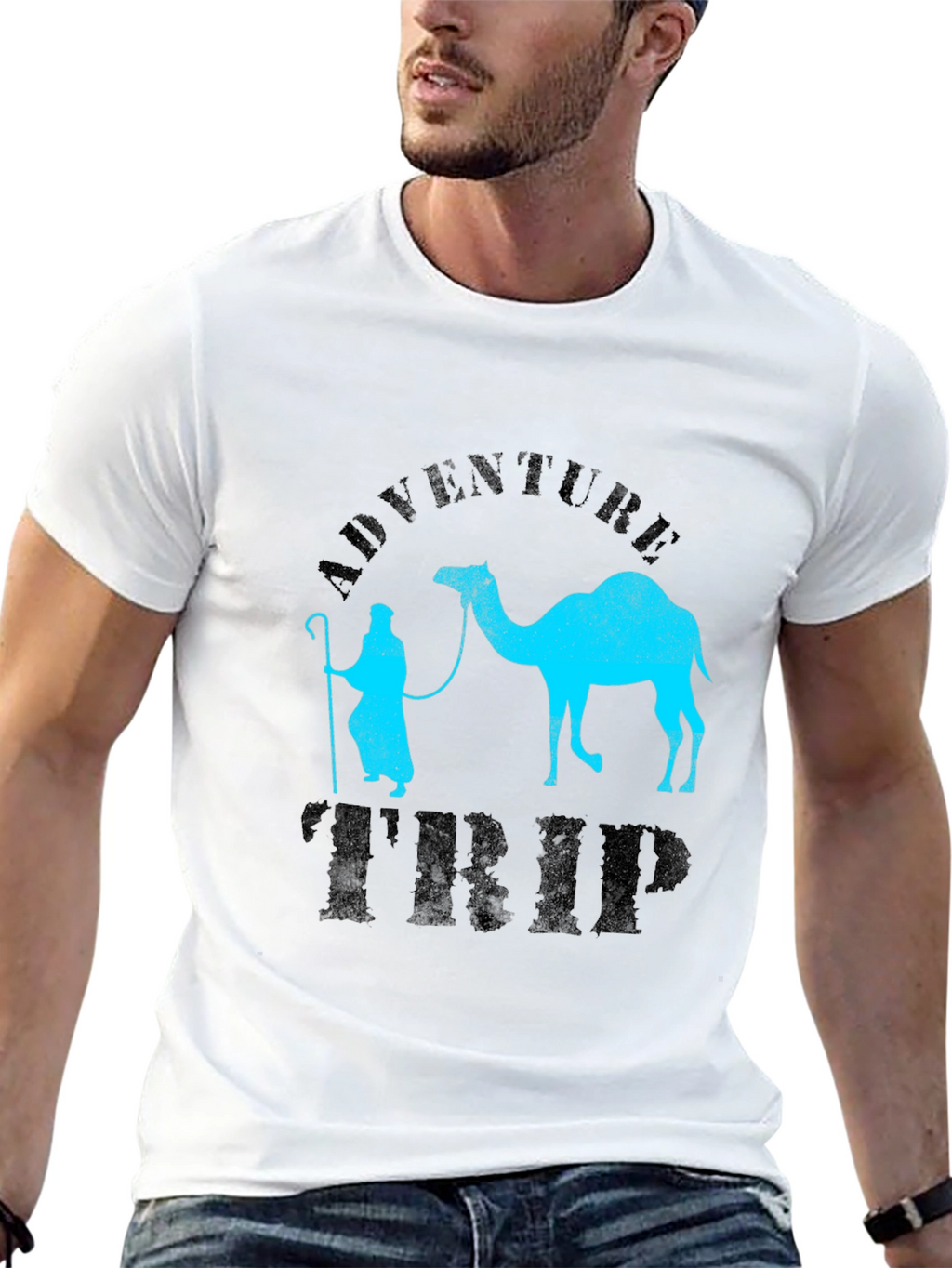 Adventure Trip T-Shirt - Camel Design