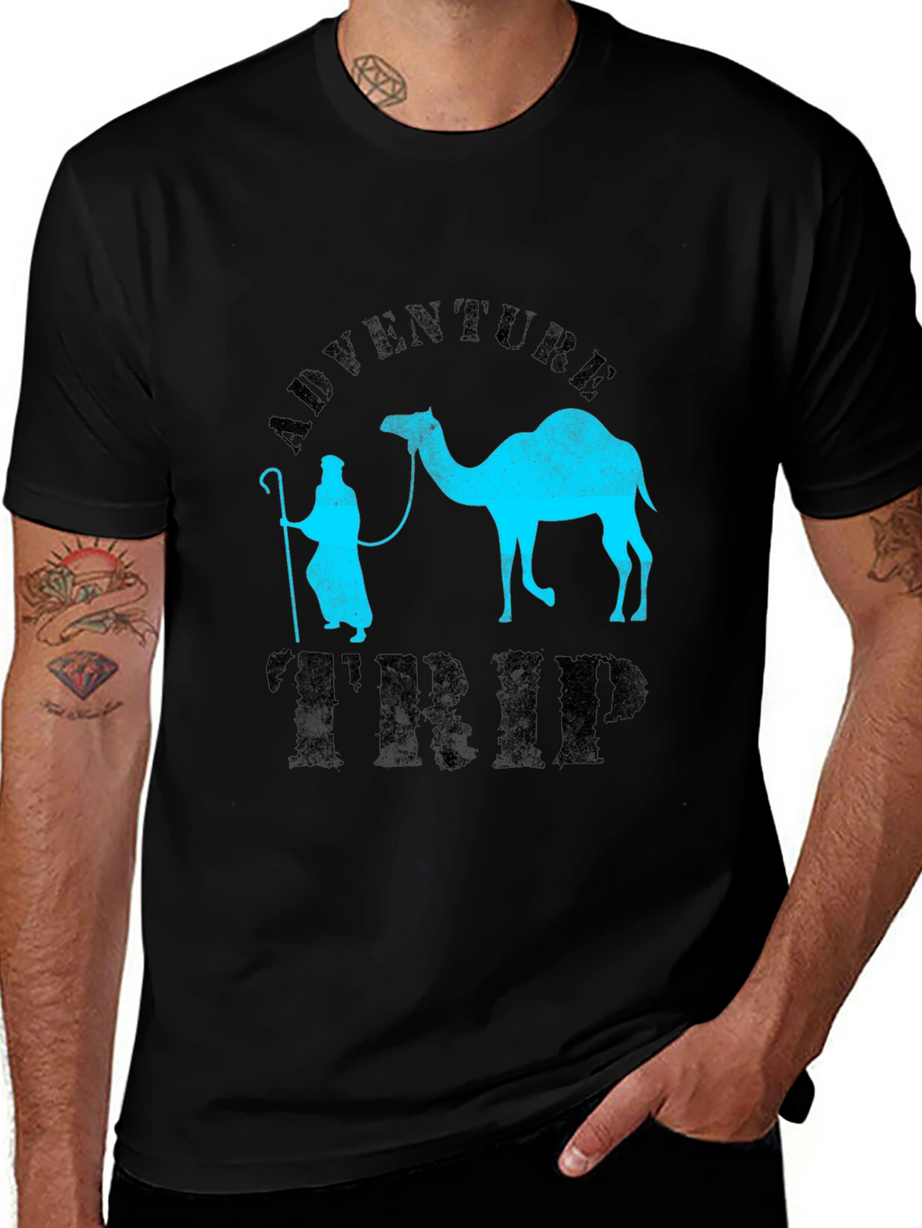 Adventure Trip T-Shirt - Camel Design