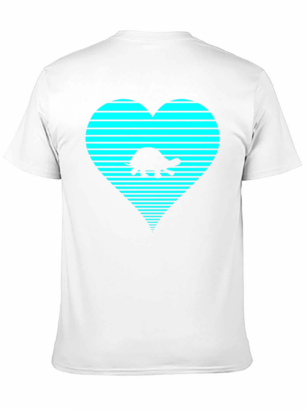 Turtle Heart Graphic T-Shirt - Black