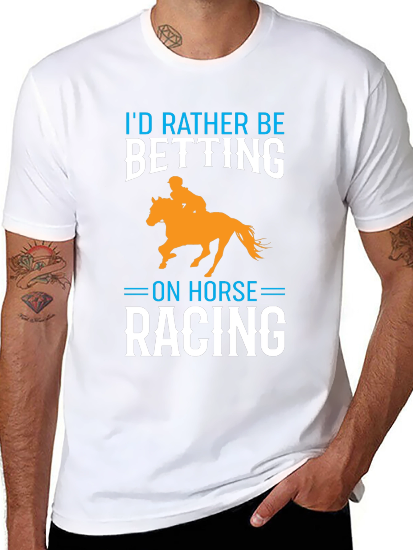 Id Rather Be Betting on Horse Racing T-Shirt
