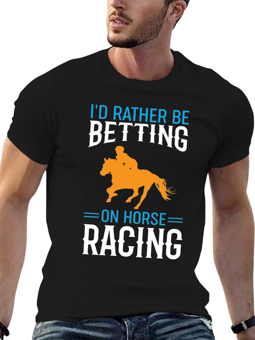 Id Rather Be Betting on Horse Racing T-Shirt