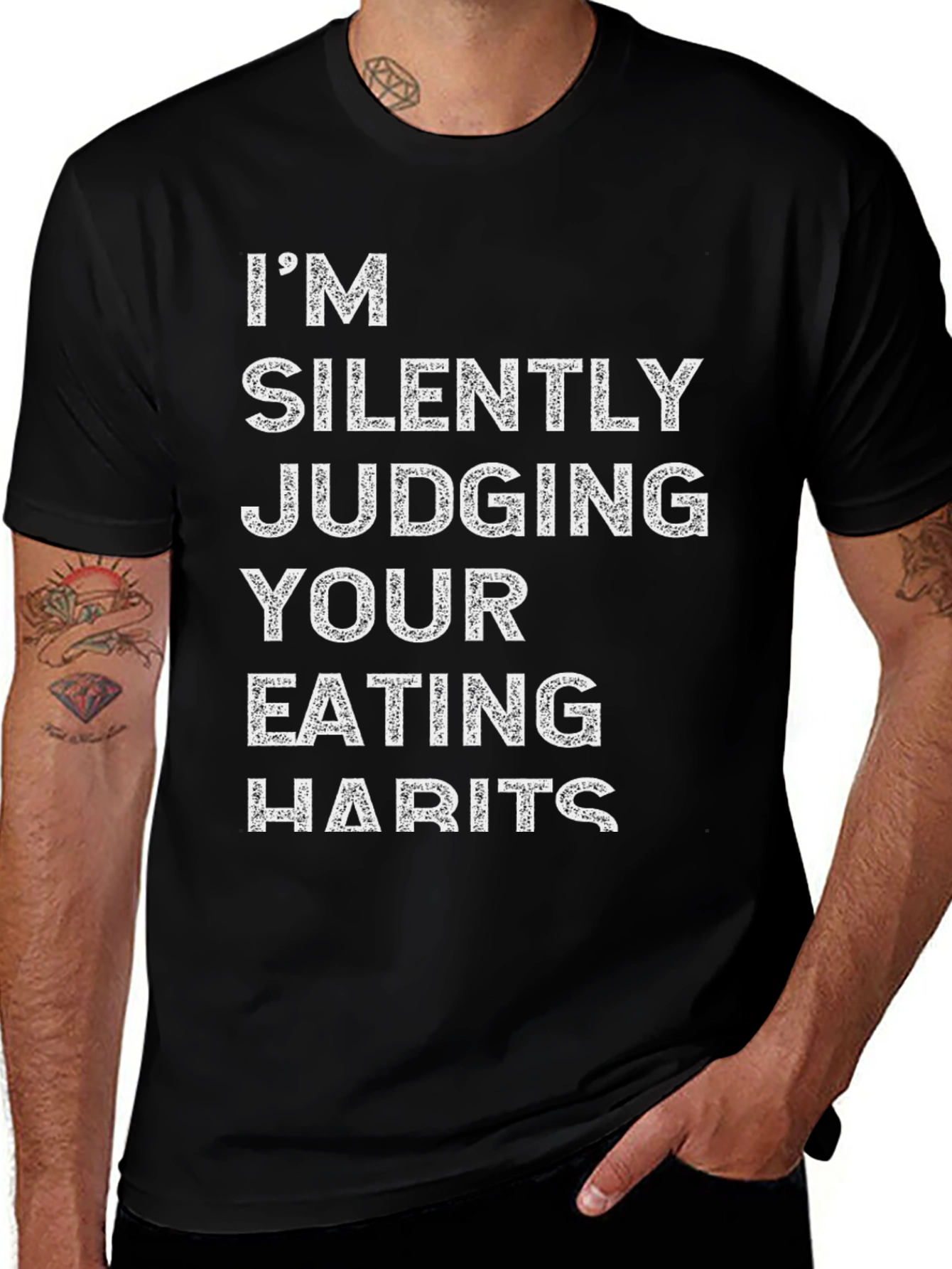 Im Silently Judging Your Eating Habits Graphic T-Shirt