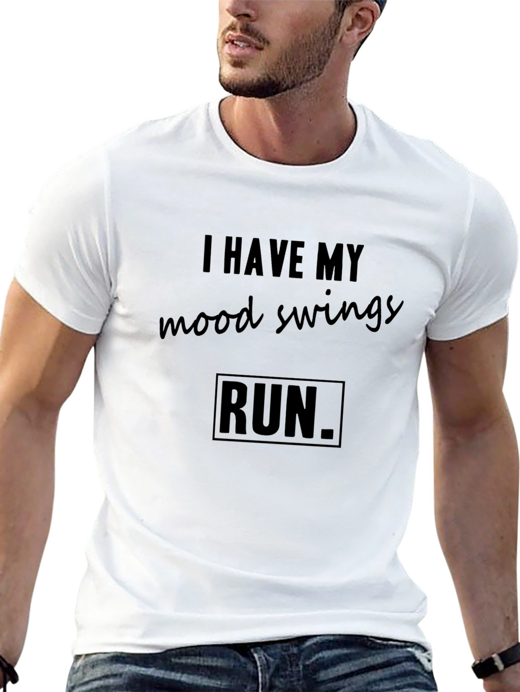 I Have My Mood Swings Run T-Shirt