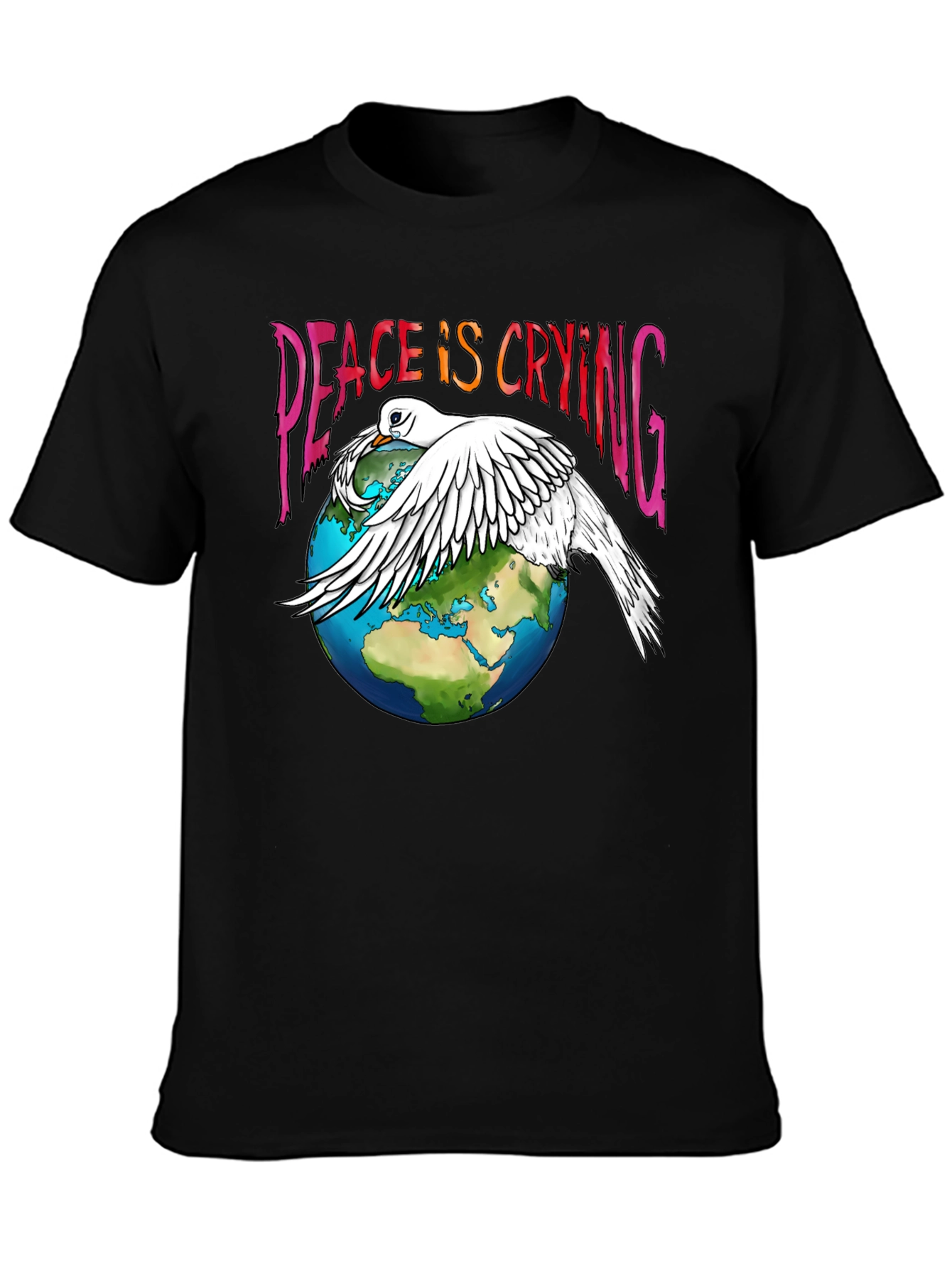 Peace is Crying Graphic T-Shirt