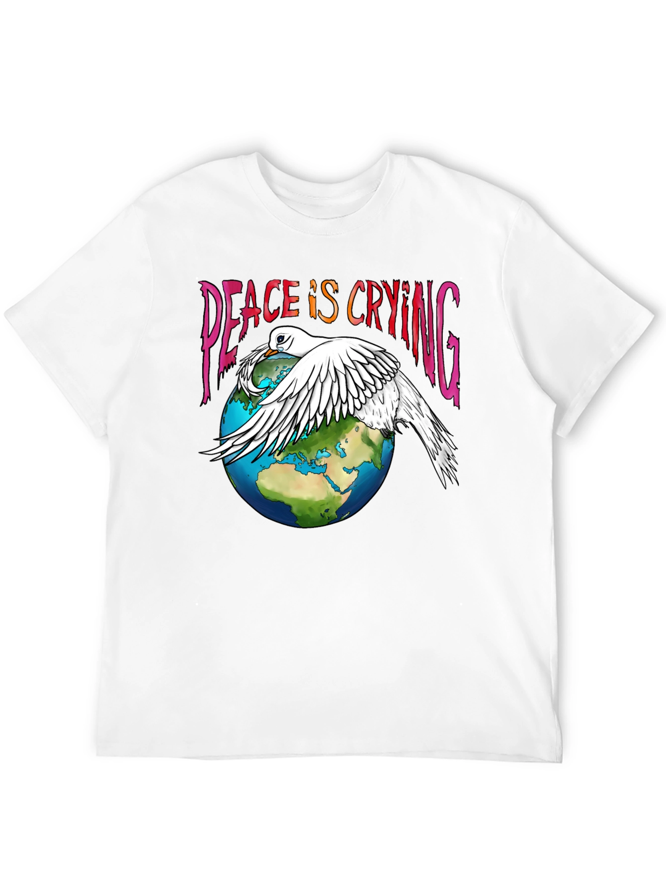 Peace is Crying Graphic T-Shirt