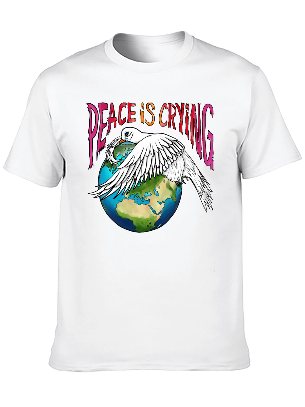 Peace is Crying Graphic T-Shirt