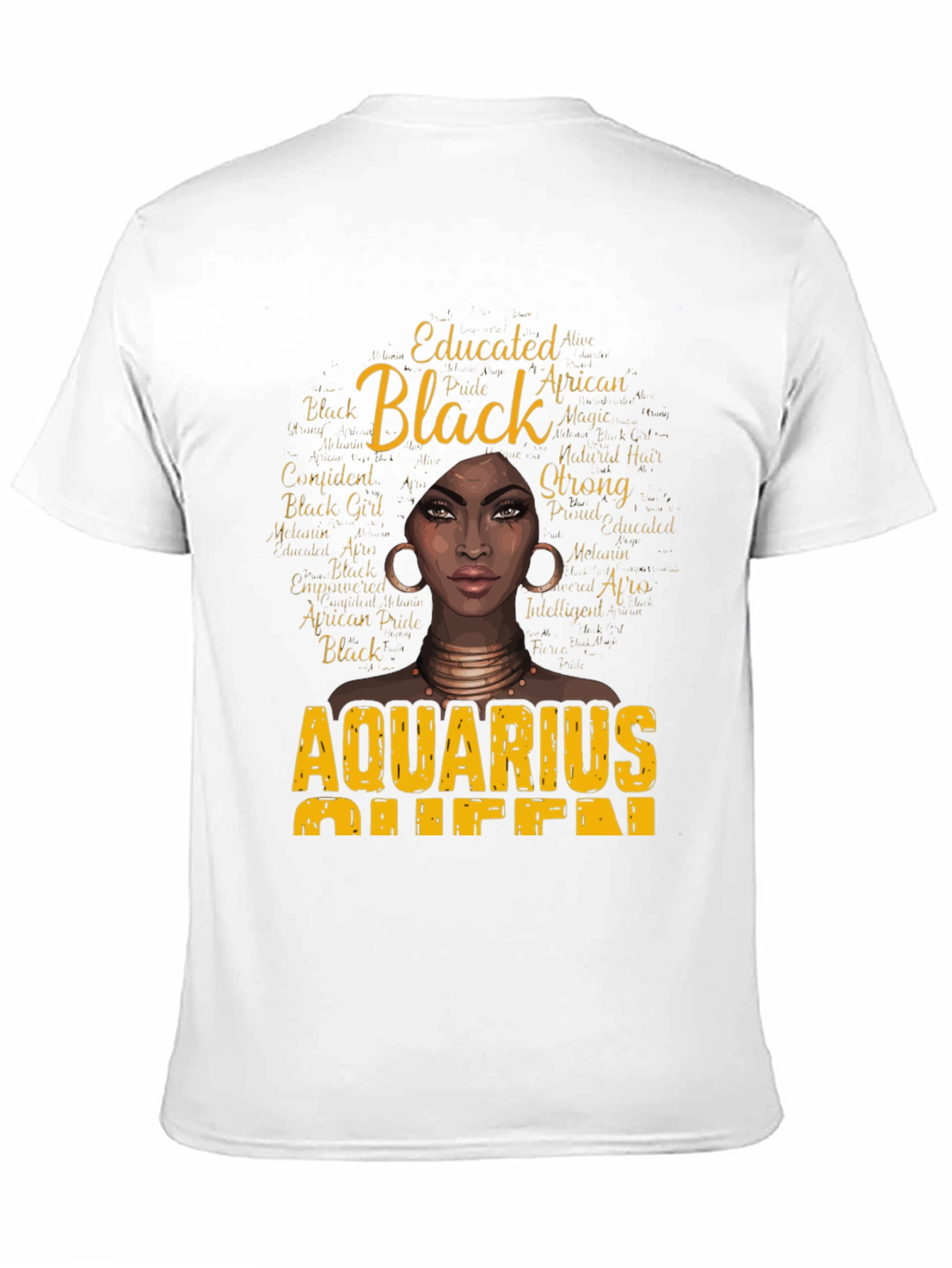 Black Aquarius Queen Graphic Tee