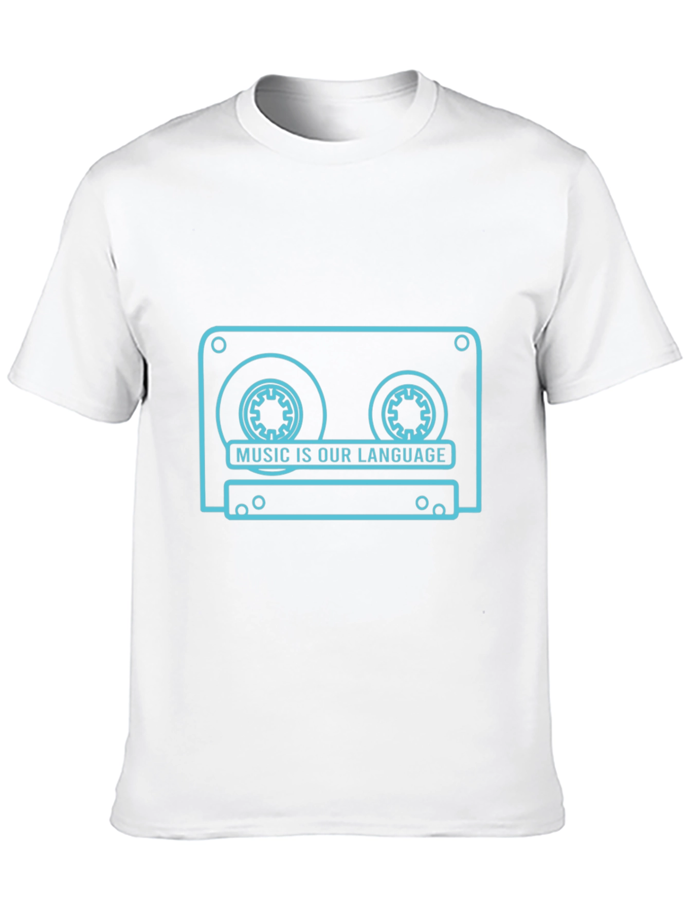 Retro Music Cassette T-Shirt - Music is Our Language