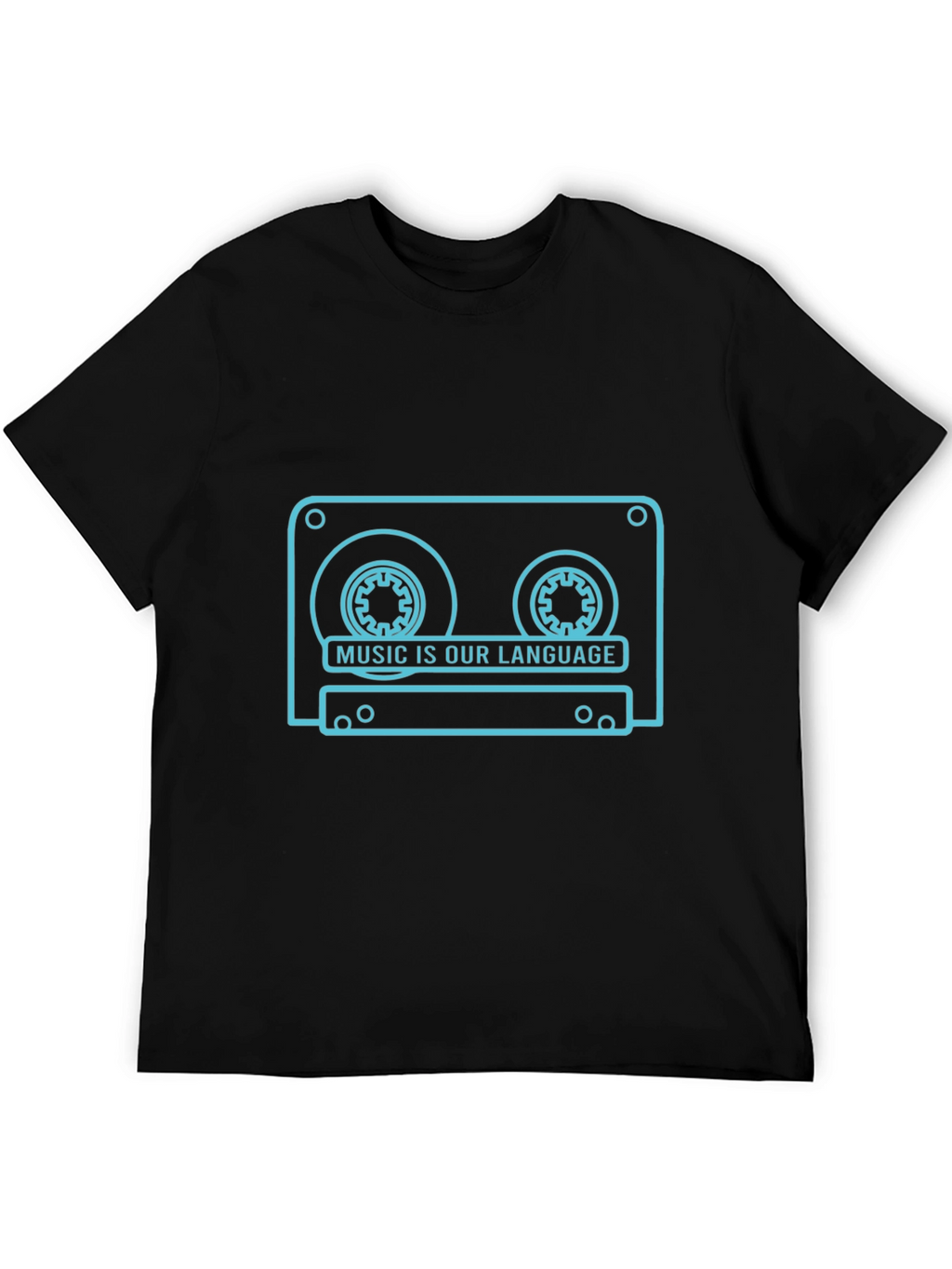 Retro Music Cassette T-Shirt - Music is Our Language