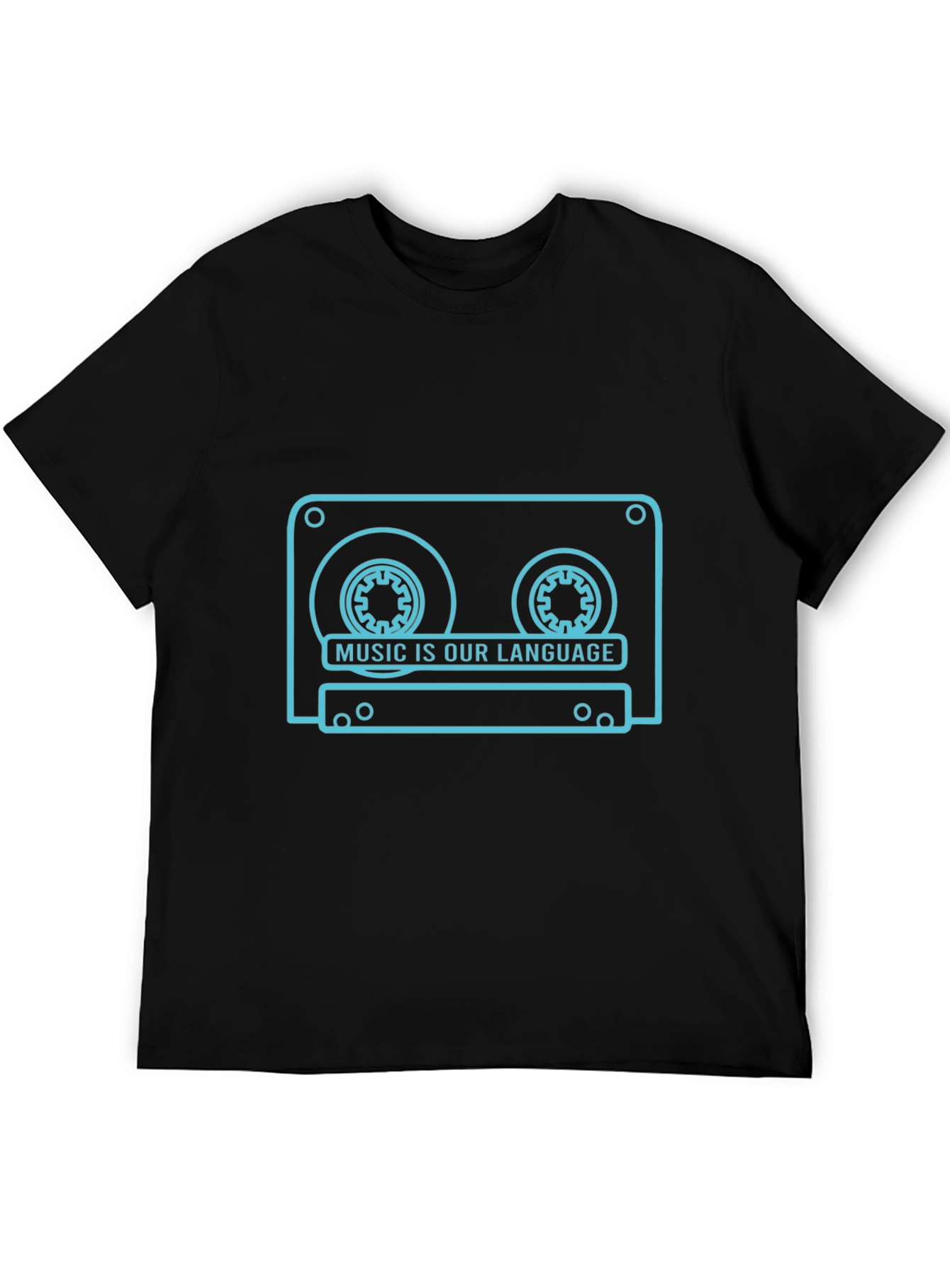 Retro Music Cassette T-Shirt - Music is Our Language