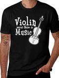 Violin Music Graphic T-Shirt