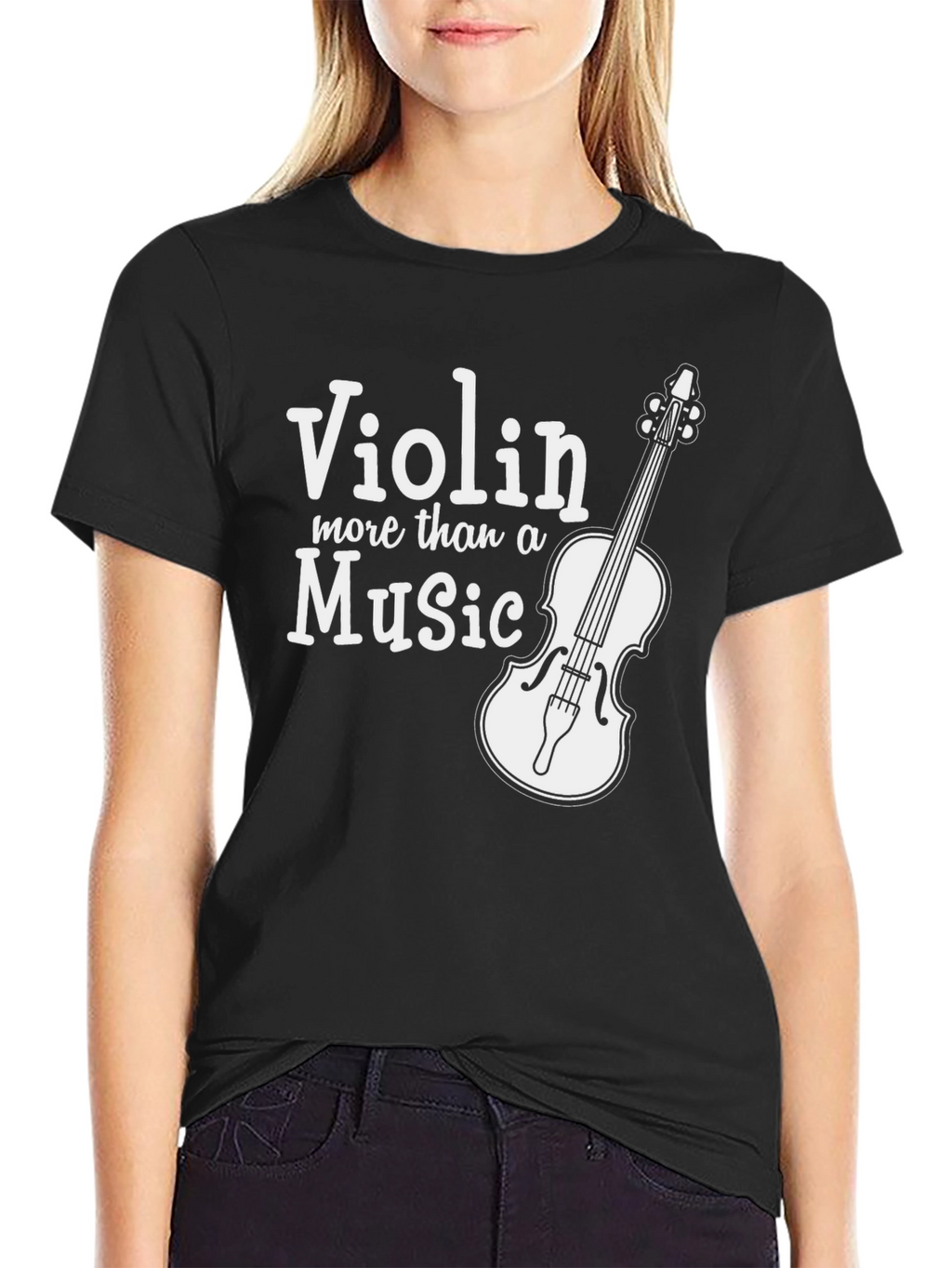 Violin Music Graphic T-Shirt