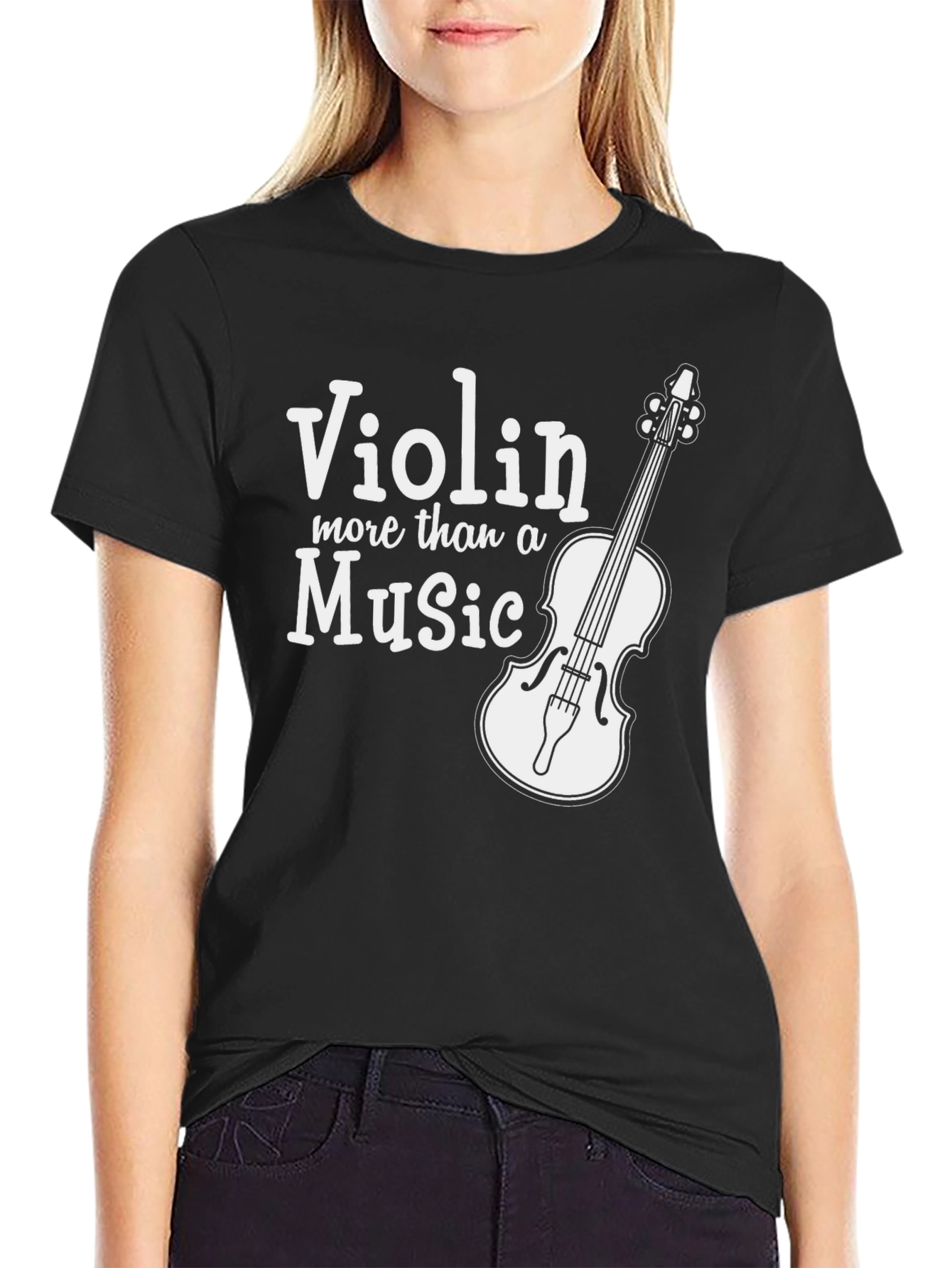 Violin Music Graphic T-Shirt