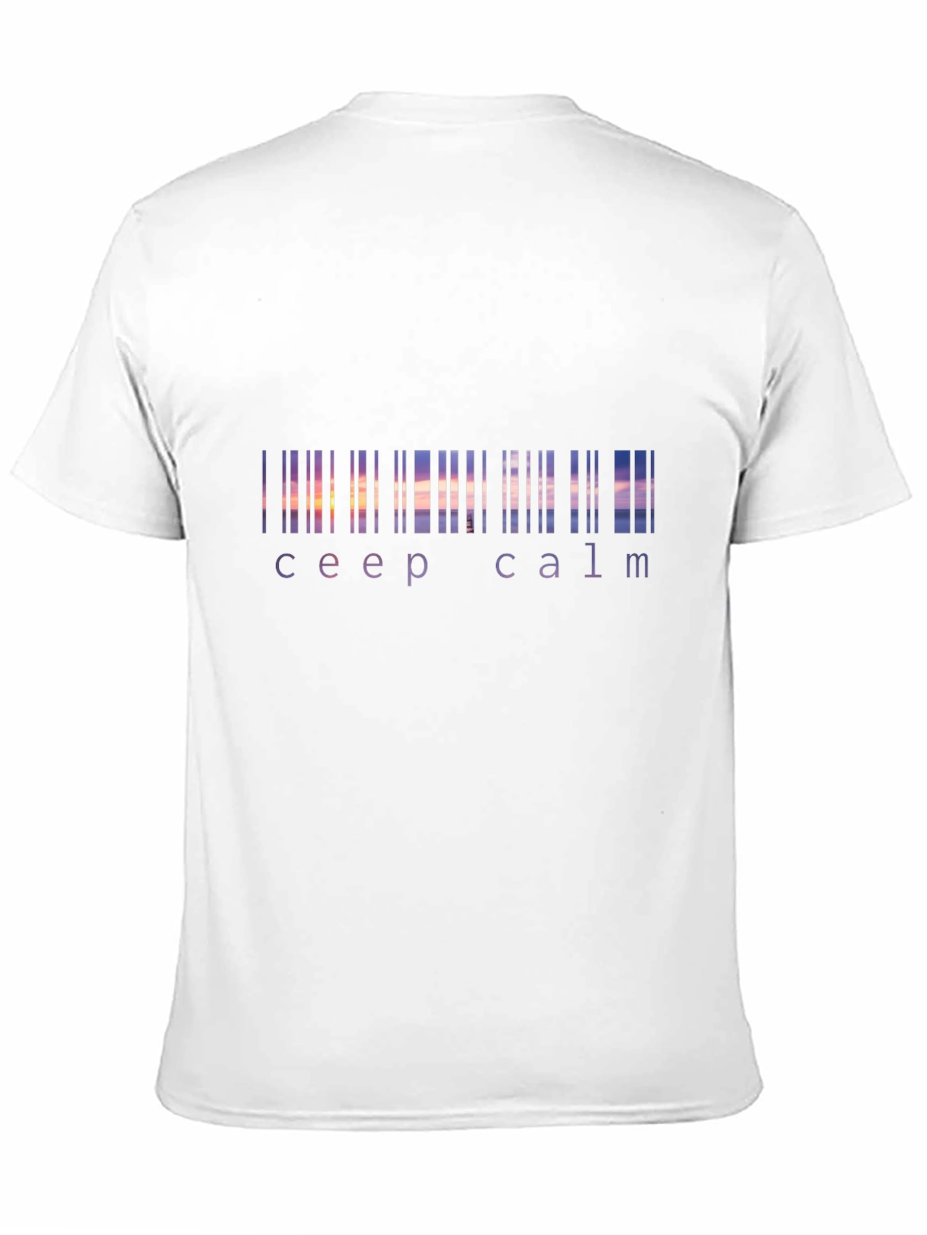 Keep Calm Sunset Barcode T-Shirt