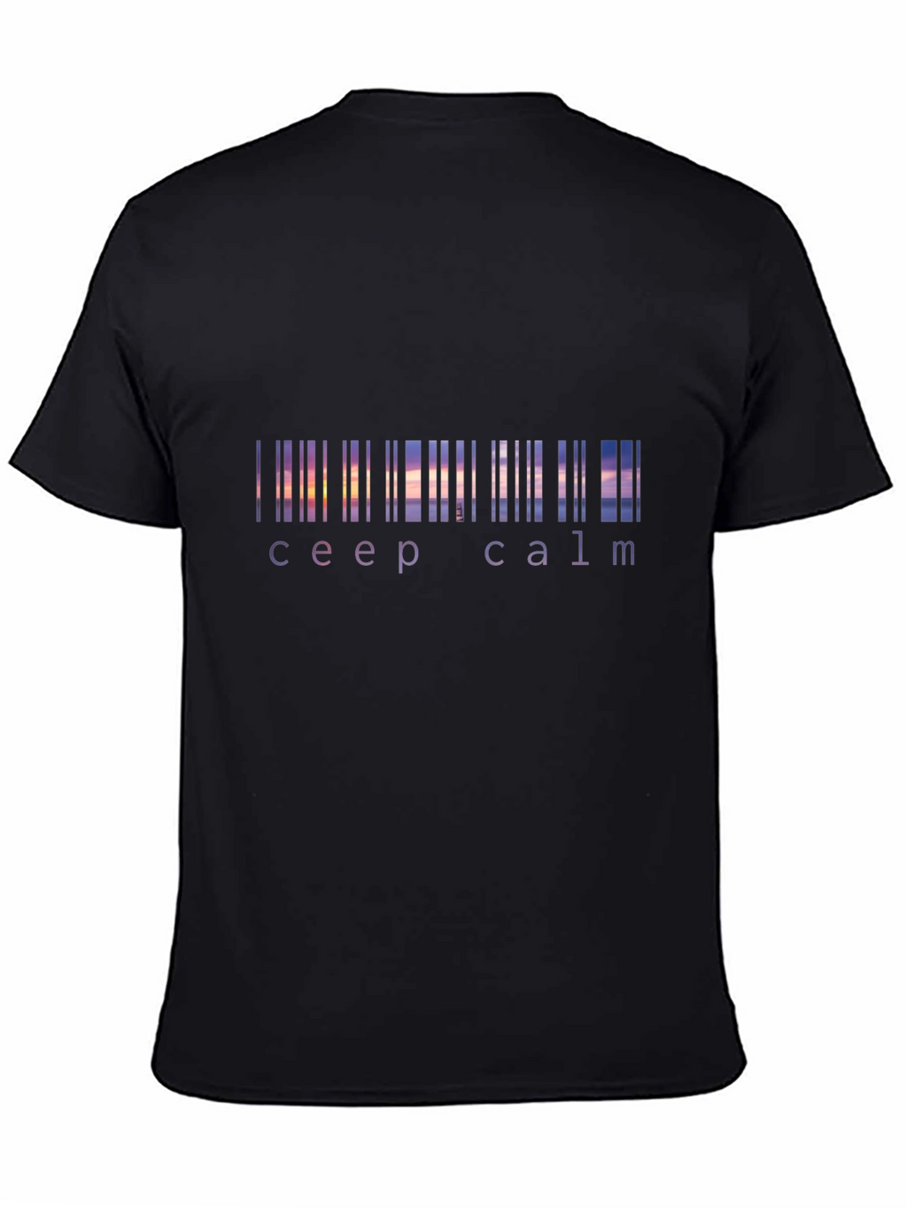 Keep Calm Sunset Barcode T-Shirt
