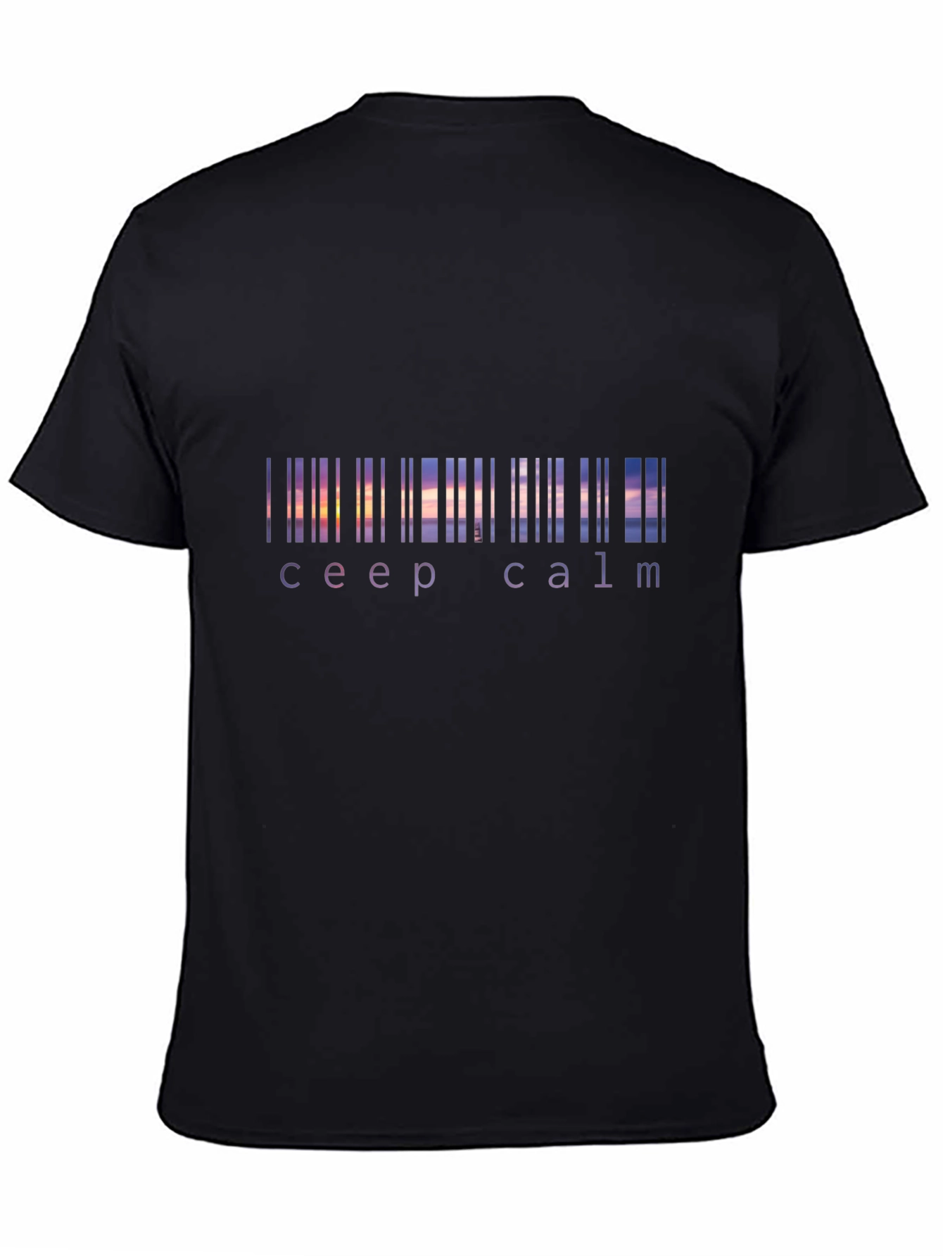 Keep Calm Sunset Barcode T-Shirt